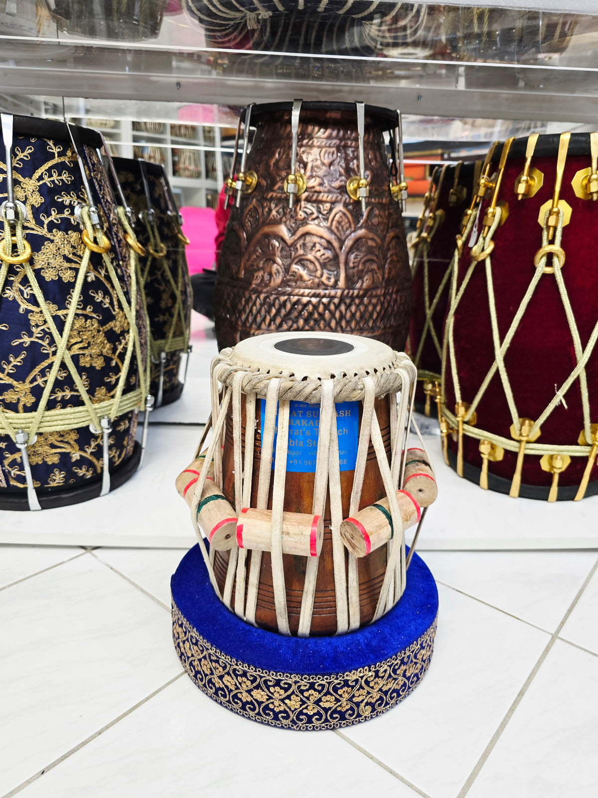 Naad Pravaah — 5.75″ D/D♯ Red Sheesham Bharat Kakade Dayan
