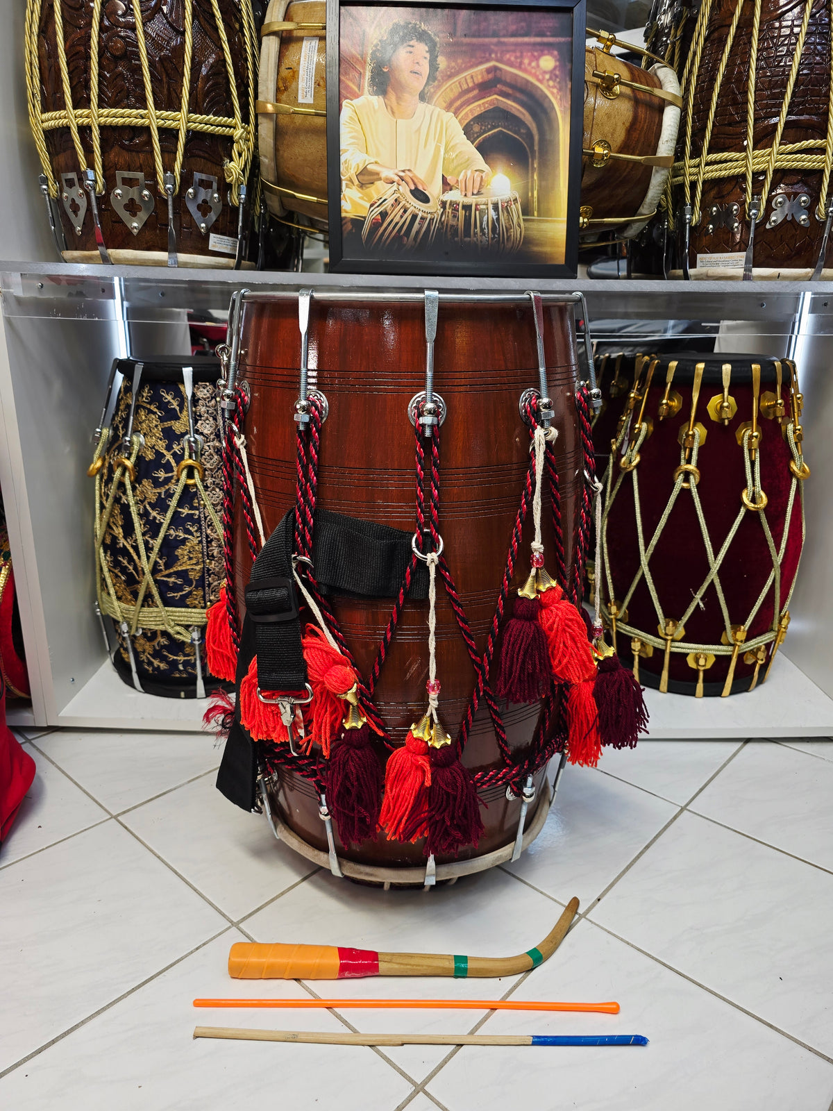Rang Mahal 21.75" Mid-Sized Punjabi Dhol *Very Minor Cosmetic Blemishes
