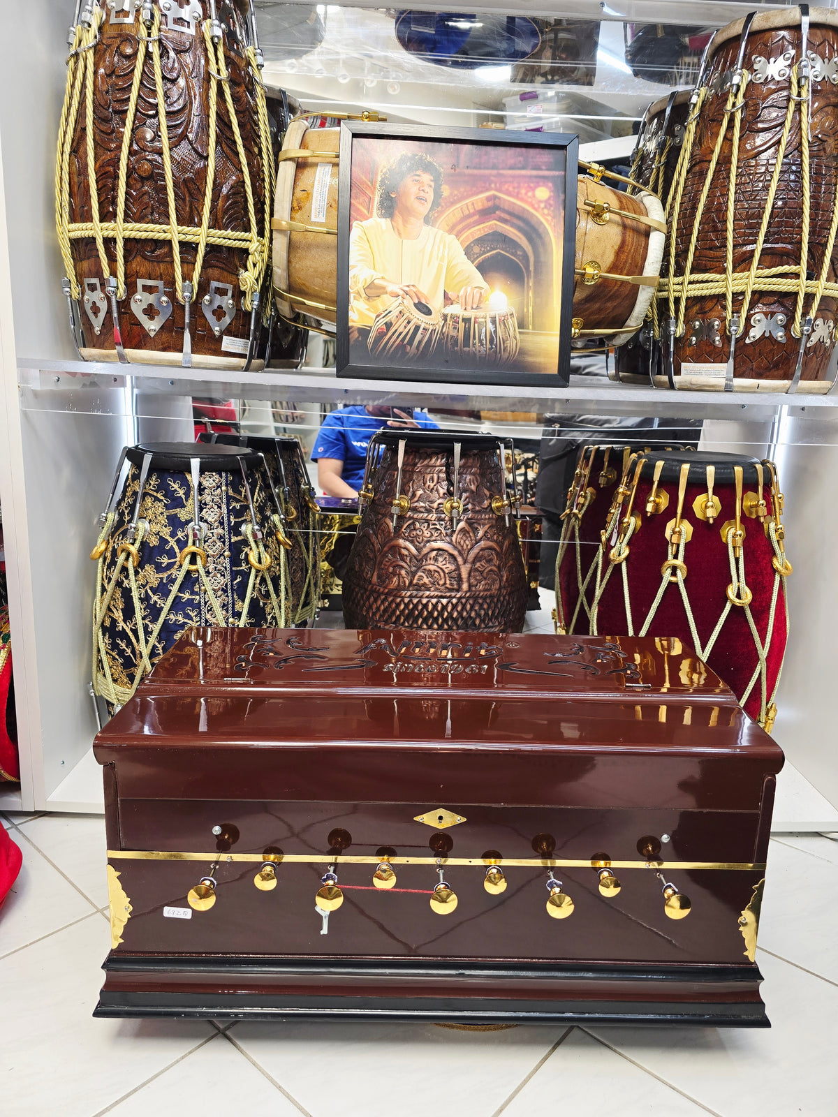 Amrit Sovereign — 2-Reed Boxed Harmonium with Coupler | Premium Edition *Cosmetic Blemishes