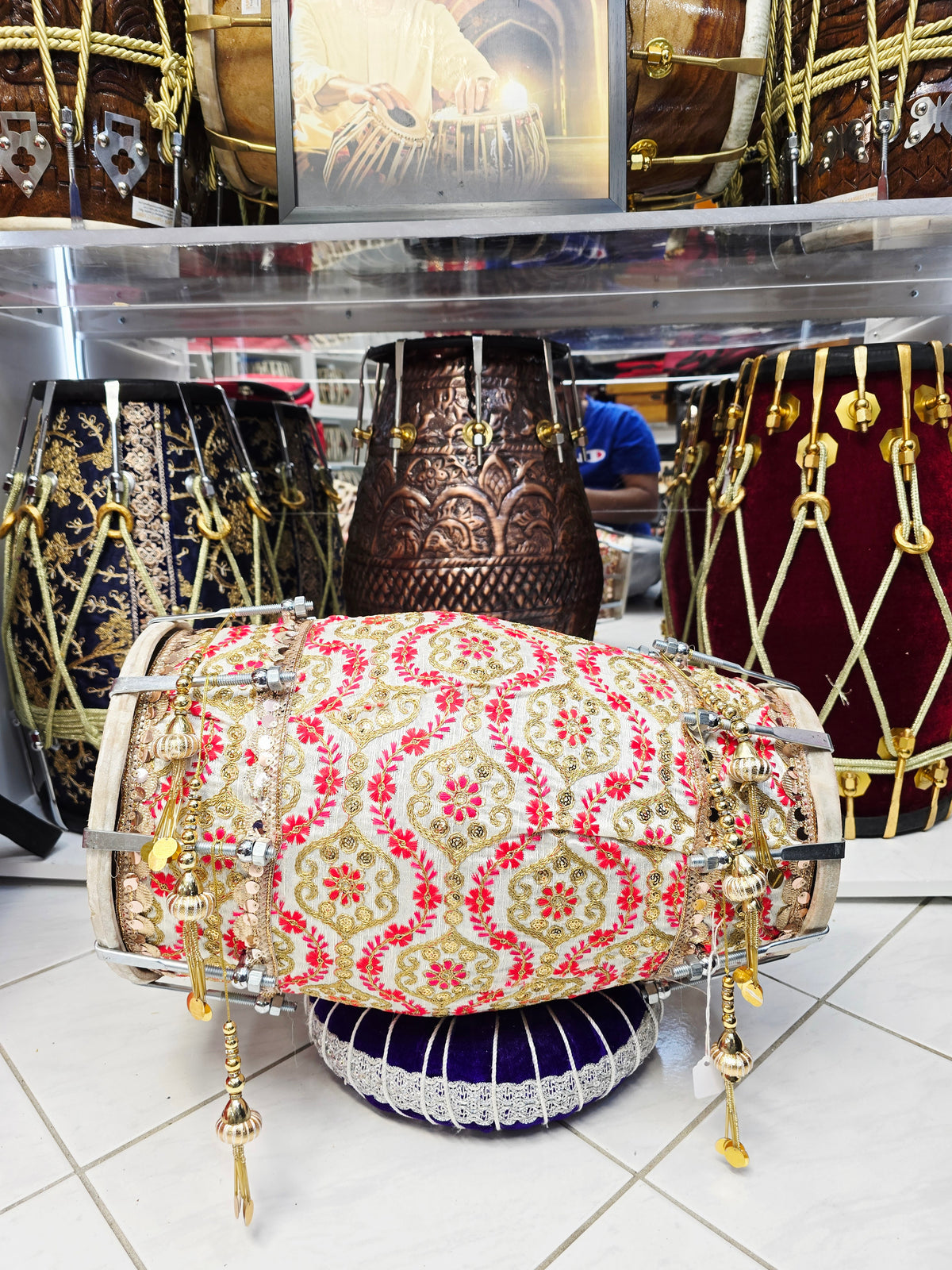 Mehfil-e-Mehendi Designed Dholak