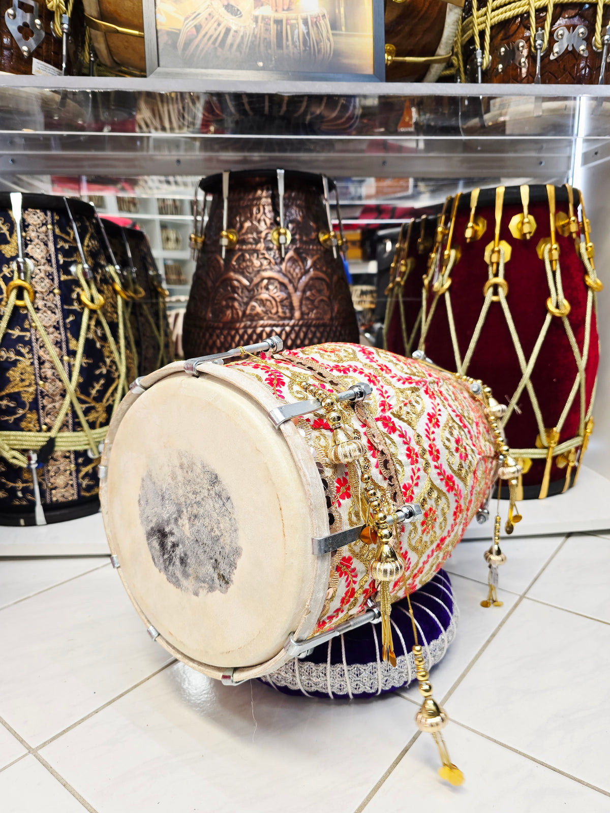 Mehfil-e-Mehendi Designed Dholak