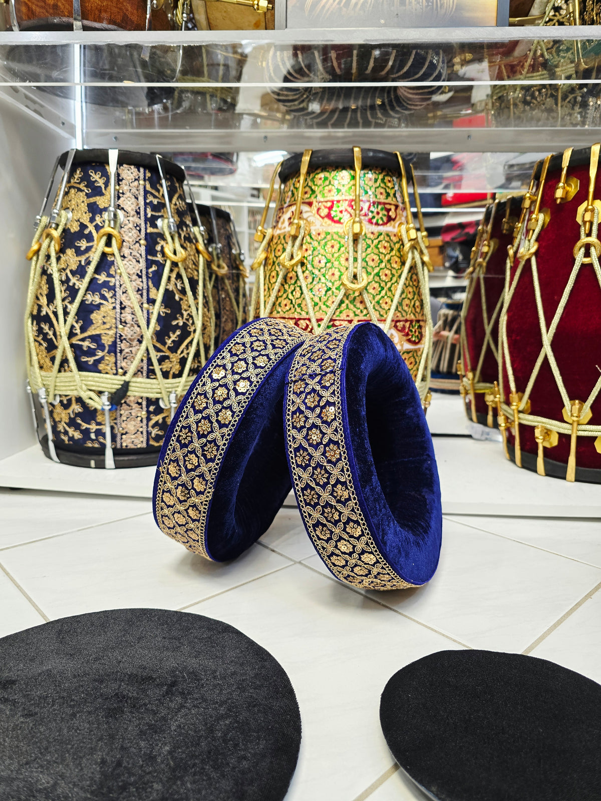 Royal Velvet Ensemble | Premium Tabla Ring Set
