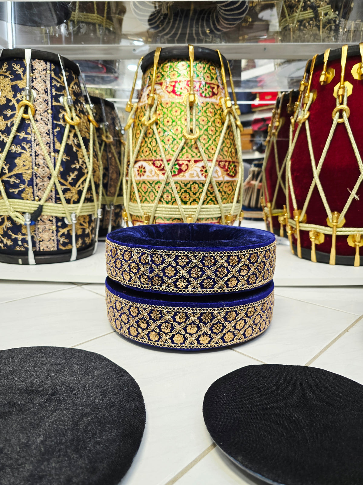 Royal Velvet Ensemble | Premium Tabla Ring Set