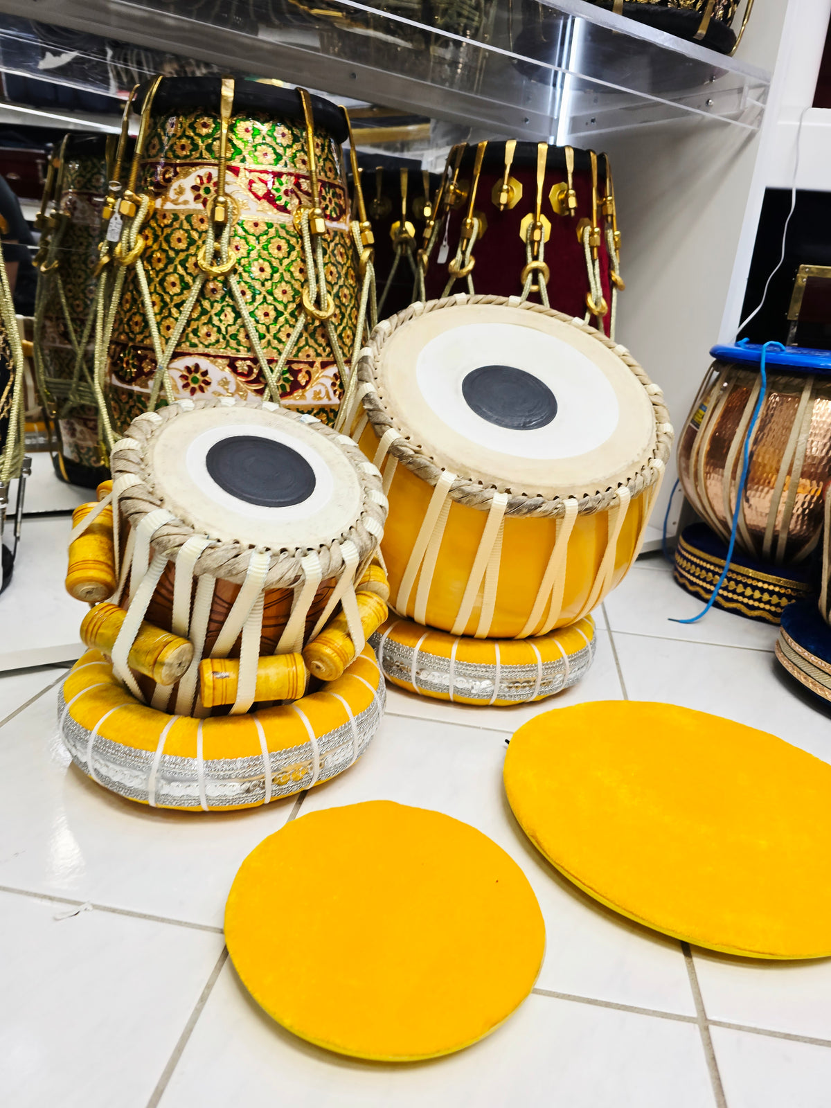 Little Maestro Heritage | 5.5" Dayan + 9" Bayan Premium Kids Tabla Set (Ages 3-6) *Minor Cosmetic External Cracks