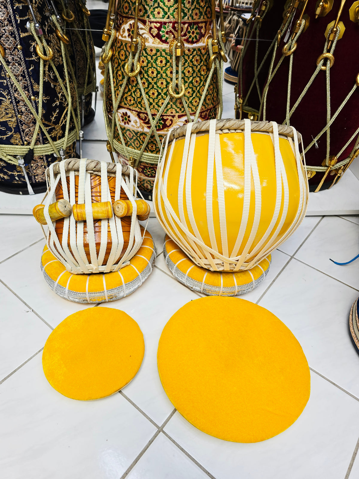 Little Maestro Heritage | 5.5" Dayan + 9" Bayan Premium Kids Tabla Set (Ages 3-6) *Minor Cosmetic External Cracks