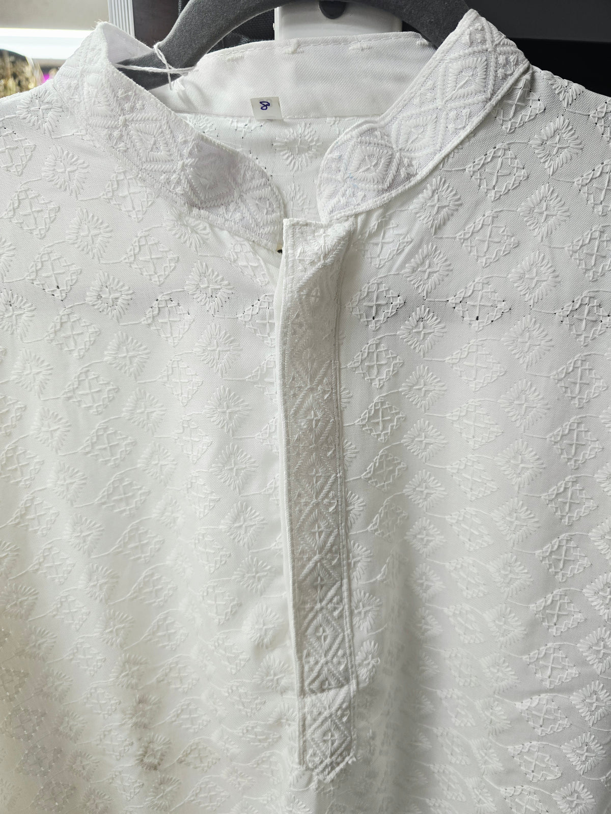 White Men's Kurta Top *Contact For Price*