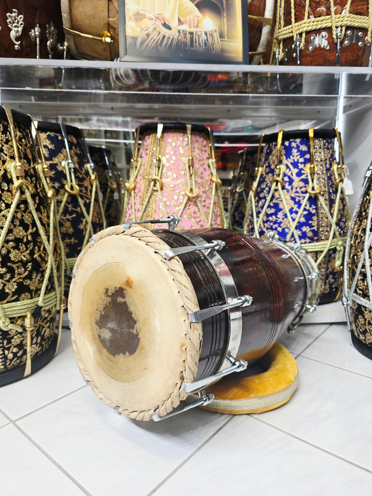 Rudra Vaani | 20.75" Red Sheesham Naal Exceptional Tone *Very Minor Cosmetic Blemishes