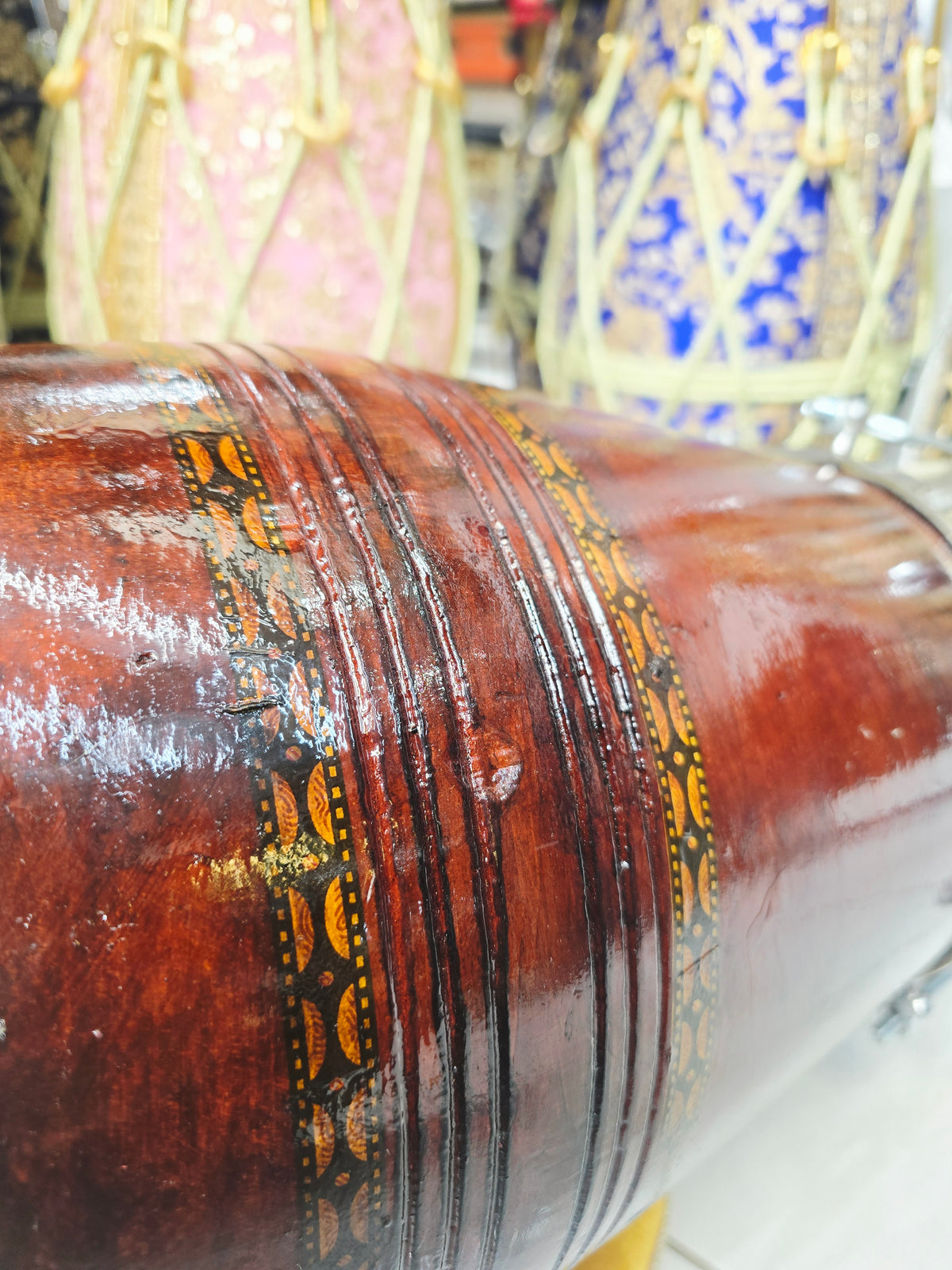 Rudra Vaani | 20.75" Red Sheesham Naal Exceptional Tone *Very Minor Cosmetic Blemishes