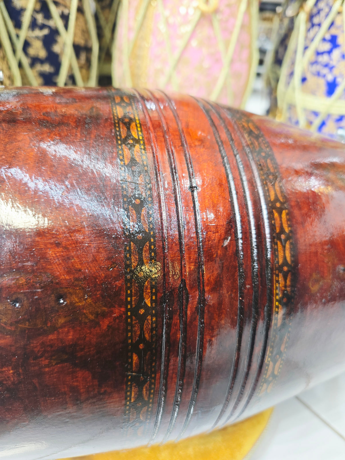 Rudra Vaani | 20.75" Red Sheesham Naal Exceptional Tone *Very Minor Cosmetic Blemishes
