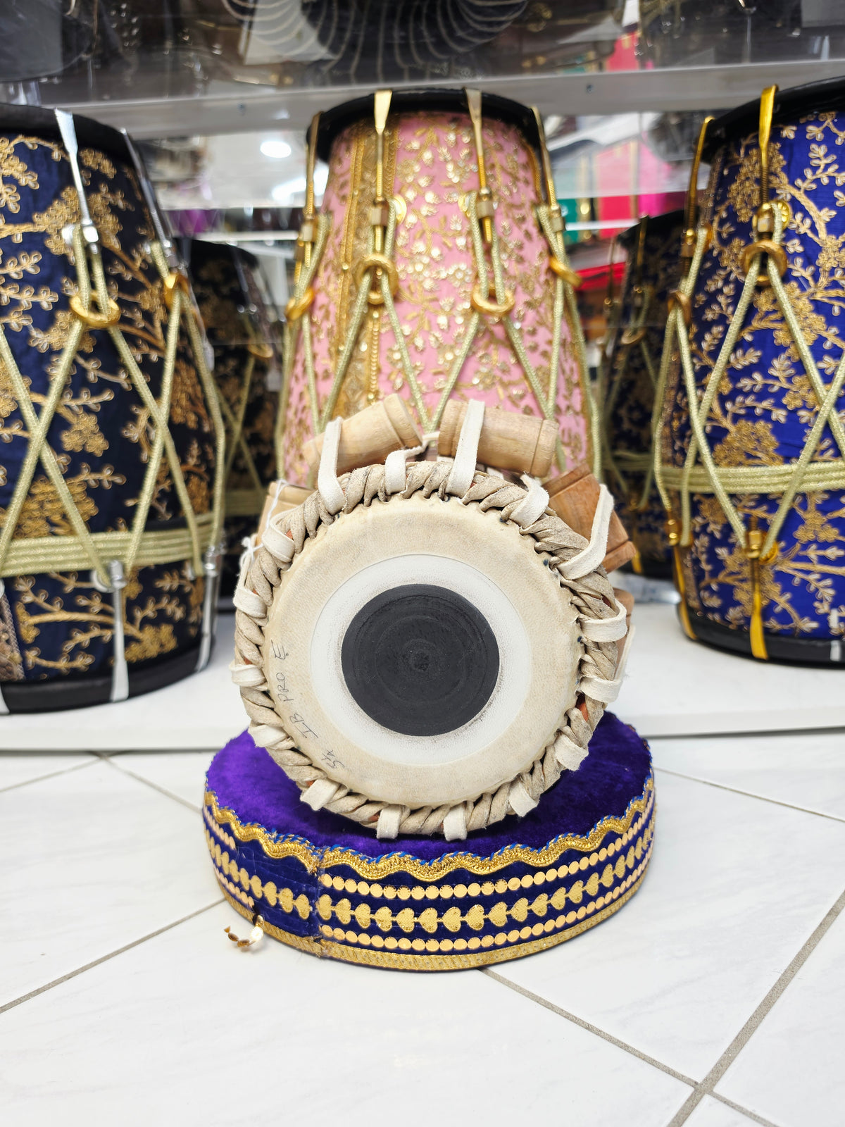 Naadvara Precision | 5.25" E Iqbal Pro Red Sheesham Tabla Dayan *Very Minor Cosmetic Defects + Slight Buzzing