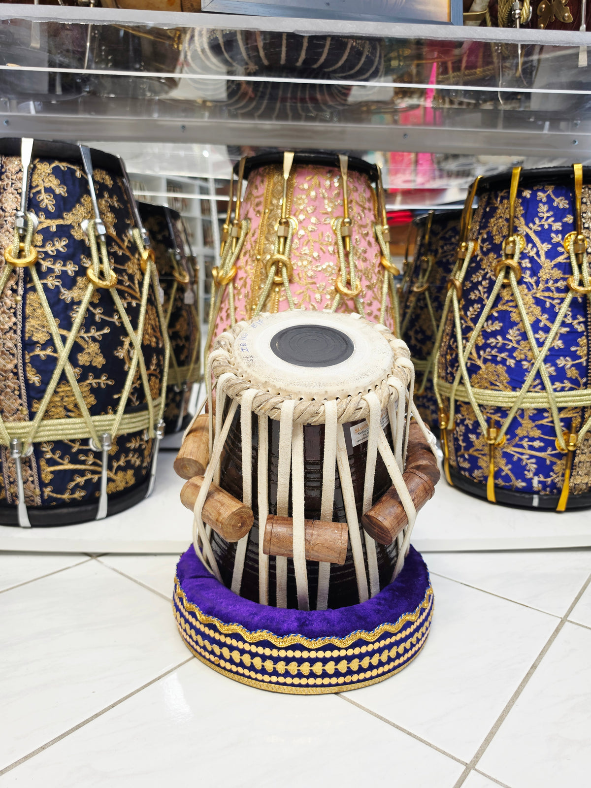 Naadjyoti Elite | 5.5" E/F Iqbal Pro Heavyweight Large Black Sheesham Tabla Dayan *Minor Cosmetic Blemishes + Barely Noticeable Buzzing