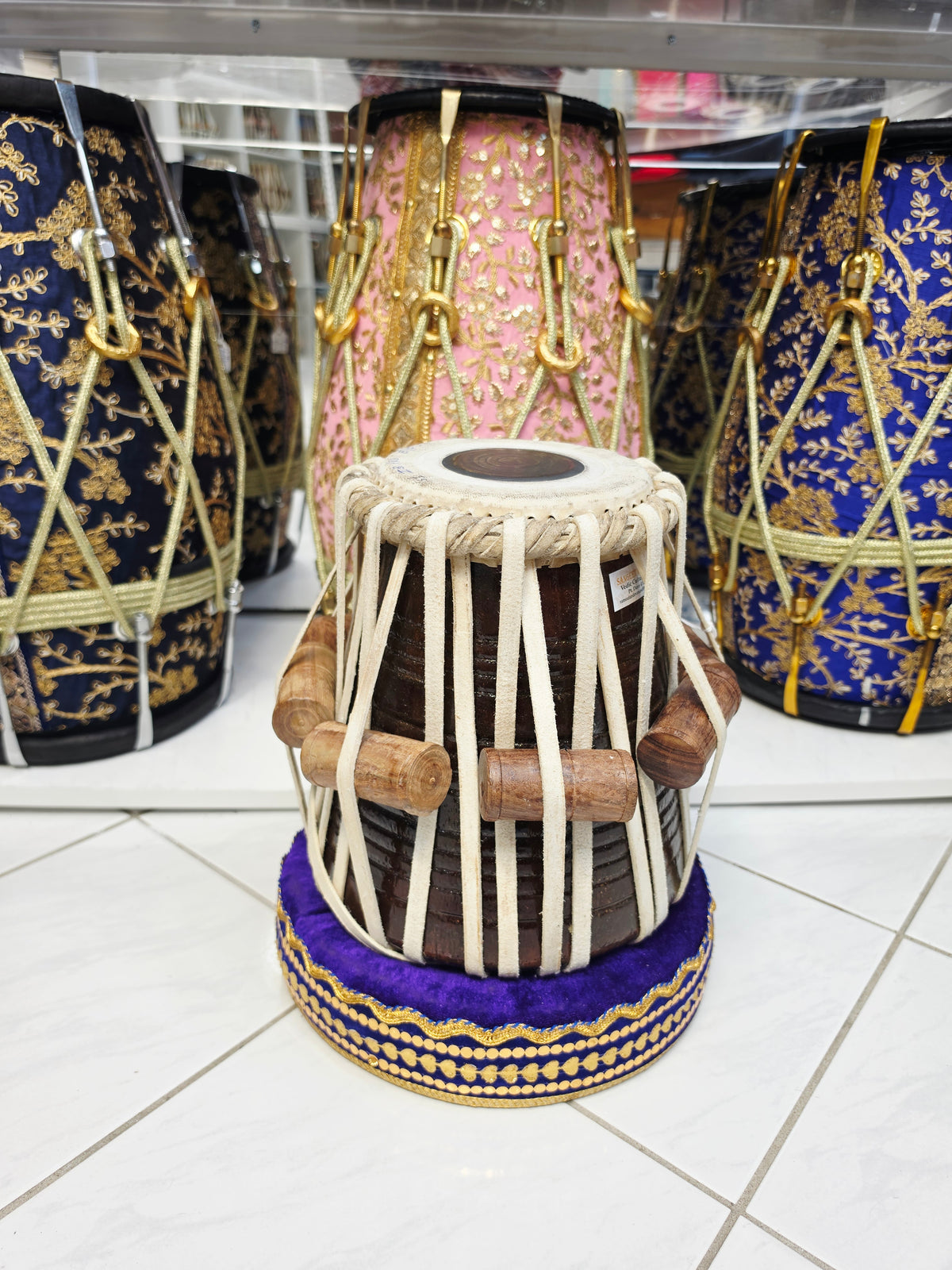 Naadjyoti Elite | 5.5" E/F Iqbal Pro Heavyweight Large Black Sheesham Tabla Dayan *Minor Cosmetic Blemishes + Barely Noticeable Buzzing