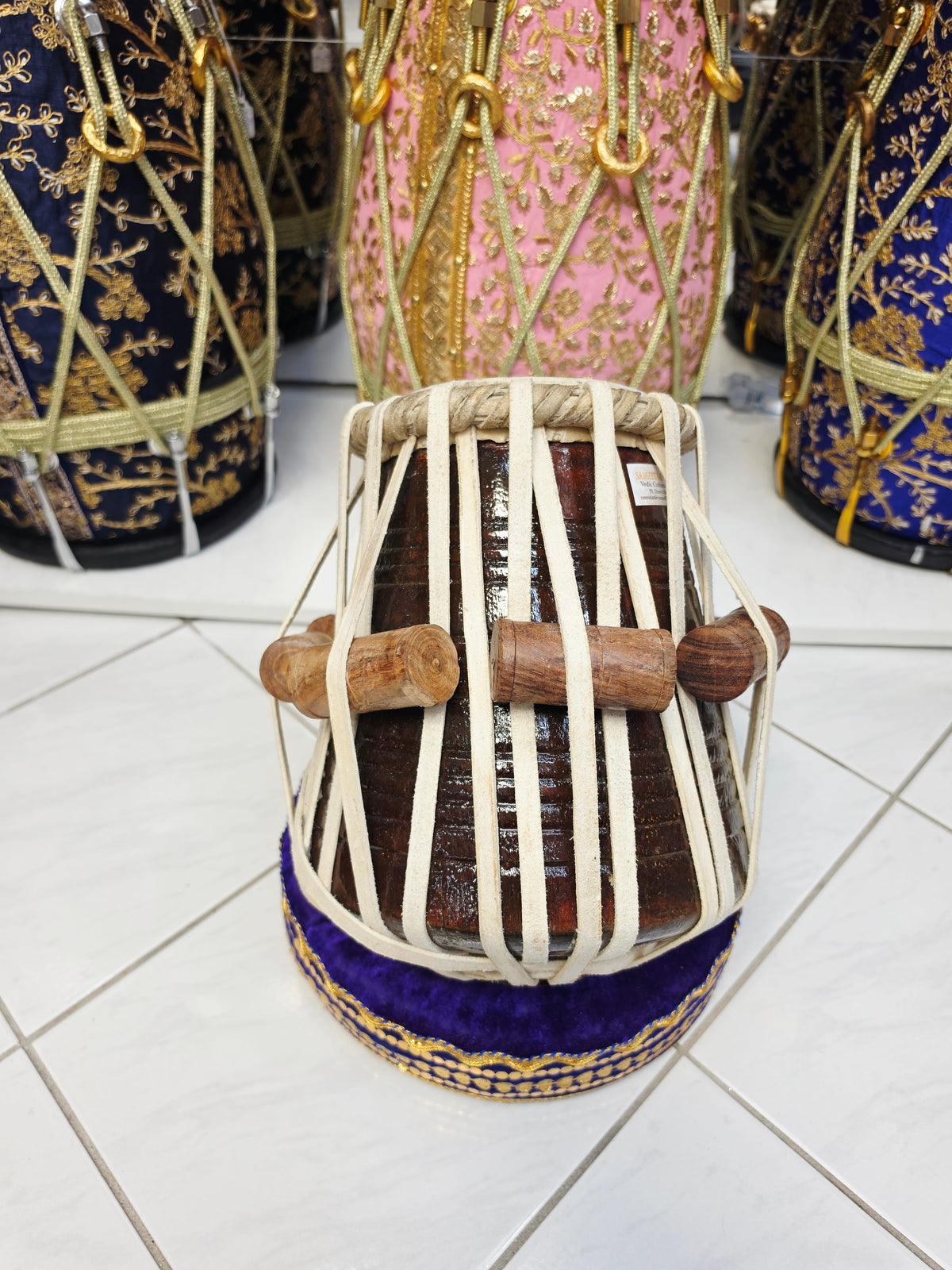 Naadjyoti Elite | 5.5" E/F Iqbal Pro Heavyweight Large Black Sheesham Tabla Dayan *Minor Cosmetic Blemishes + Barely Noticeable Buzzing