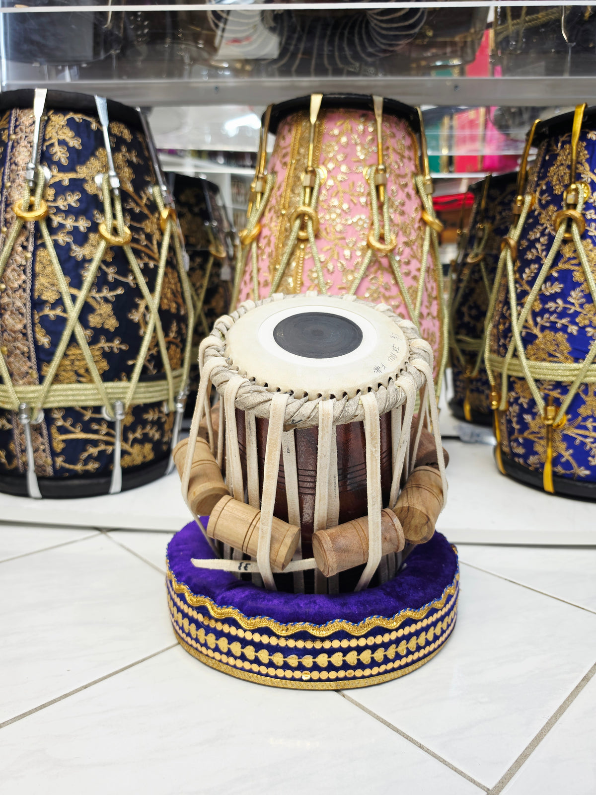 SvaraKriti Elite | 5⅛" F# Iqbal Pro Red Sheesham Tabla Dayan