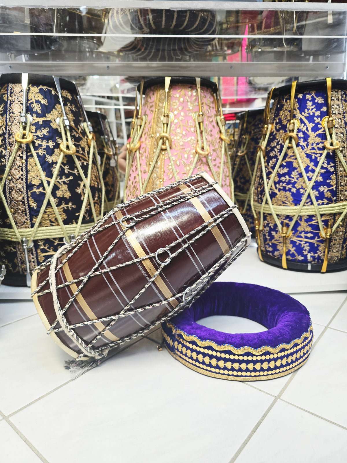 Brown Toddler Dholak (Ages 1-3) *Cosmetic Defects