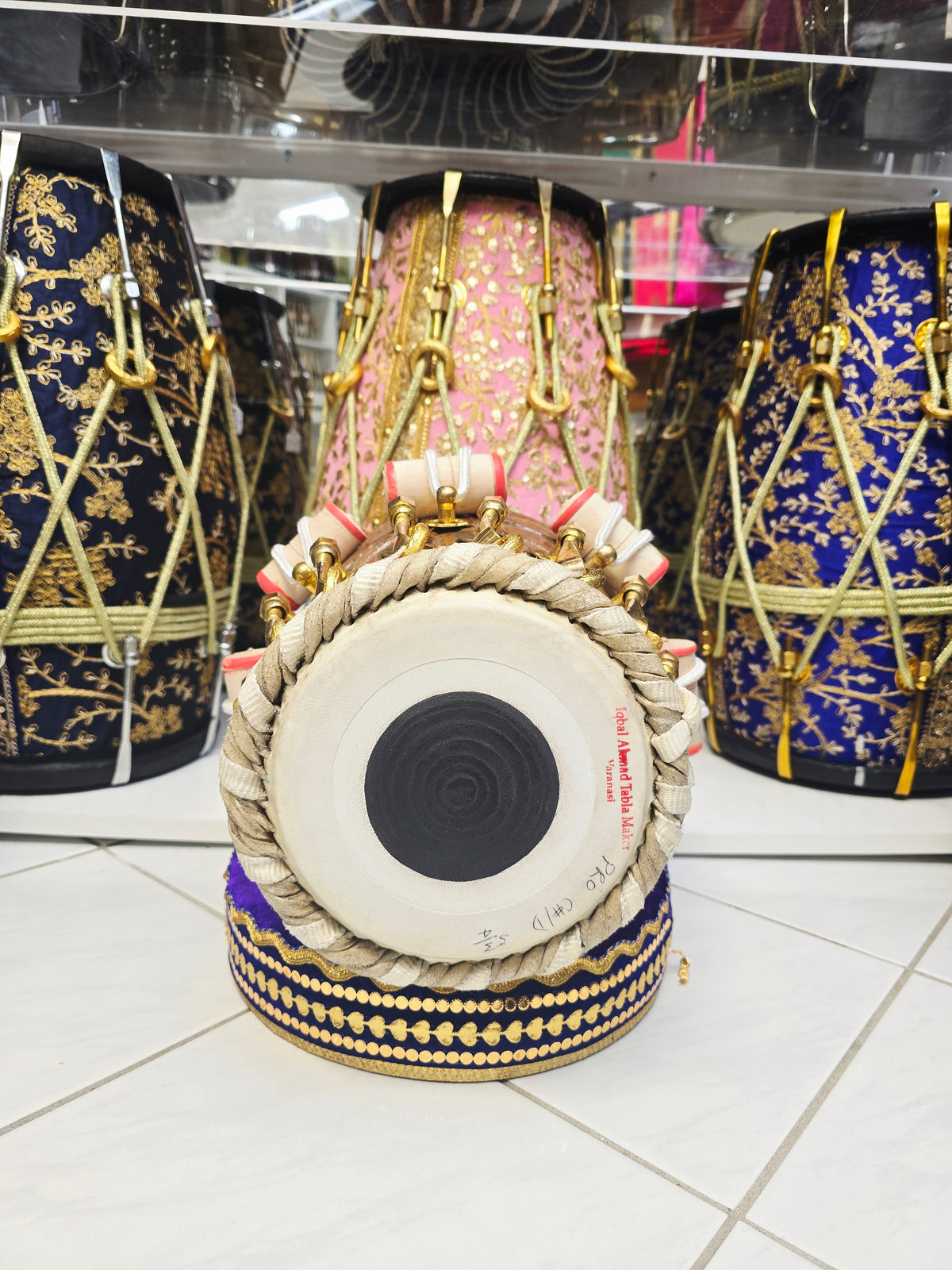 SvaraTitan Prestige | 5.75" C#/D Iqbal Pro Red Sheesham Bolted Tabla Dayan *Slight Vibration Sound