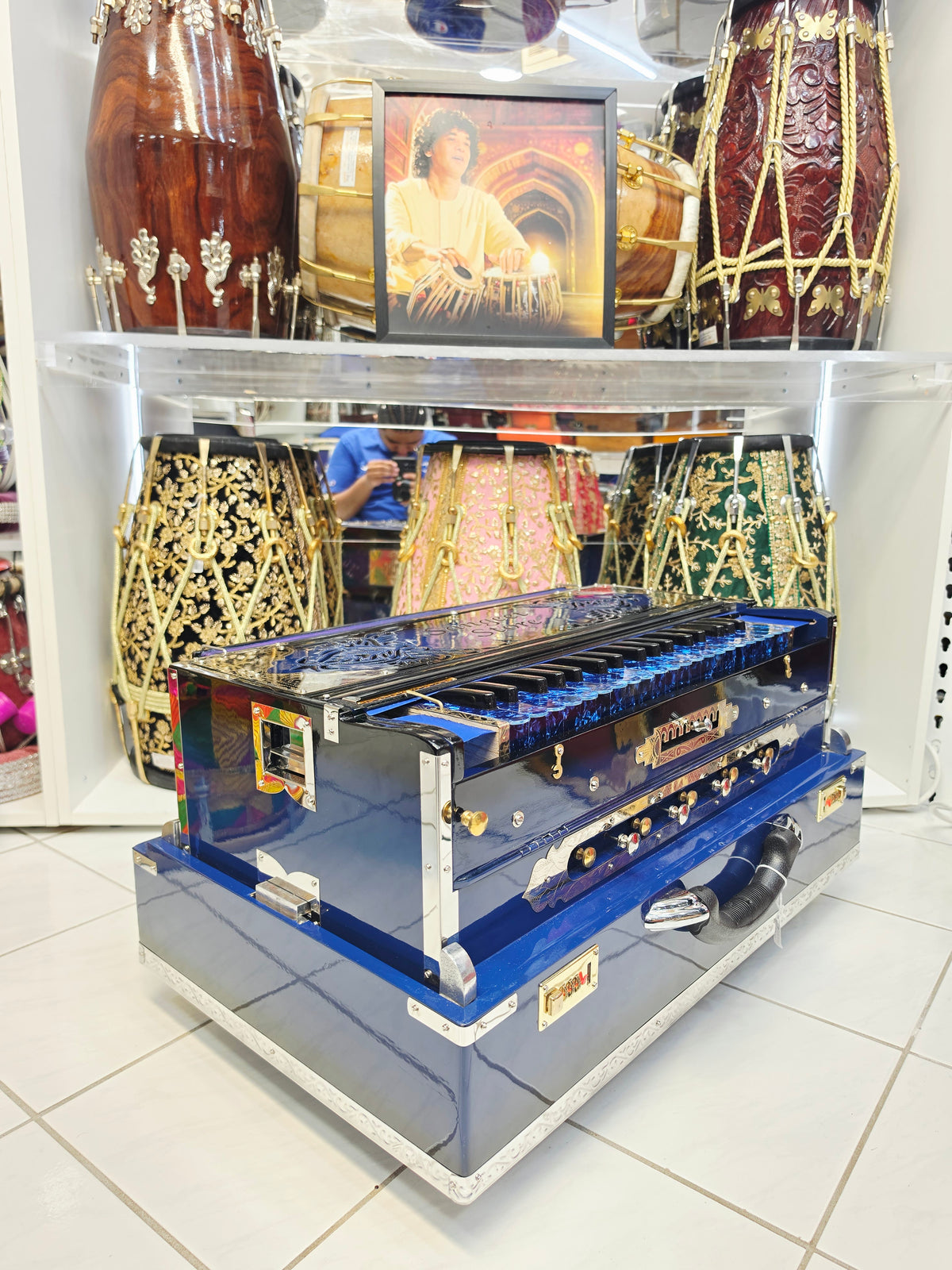Neel Ratna | Economy Premium 3 Reed BMF 9 Scale Changer Harmonium *Minor Cosmetic Blemishes