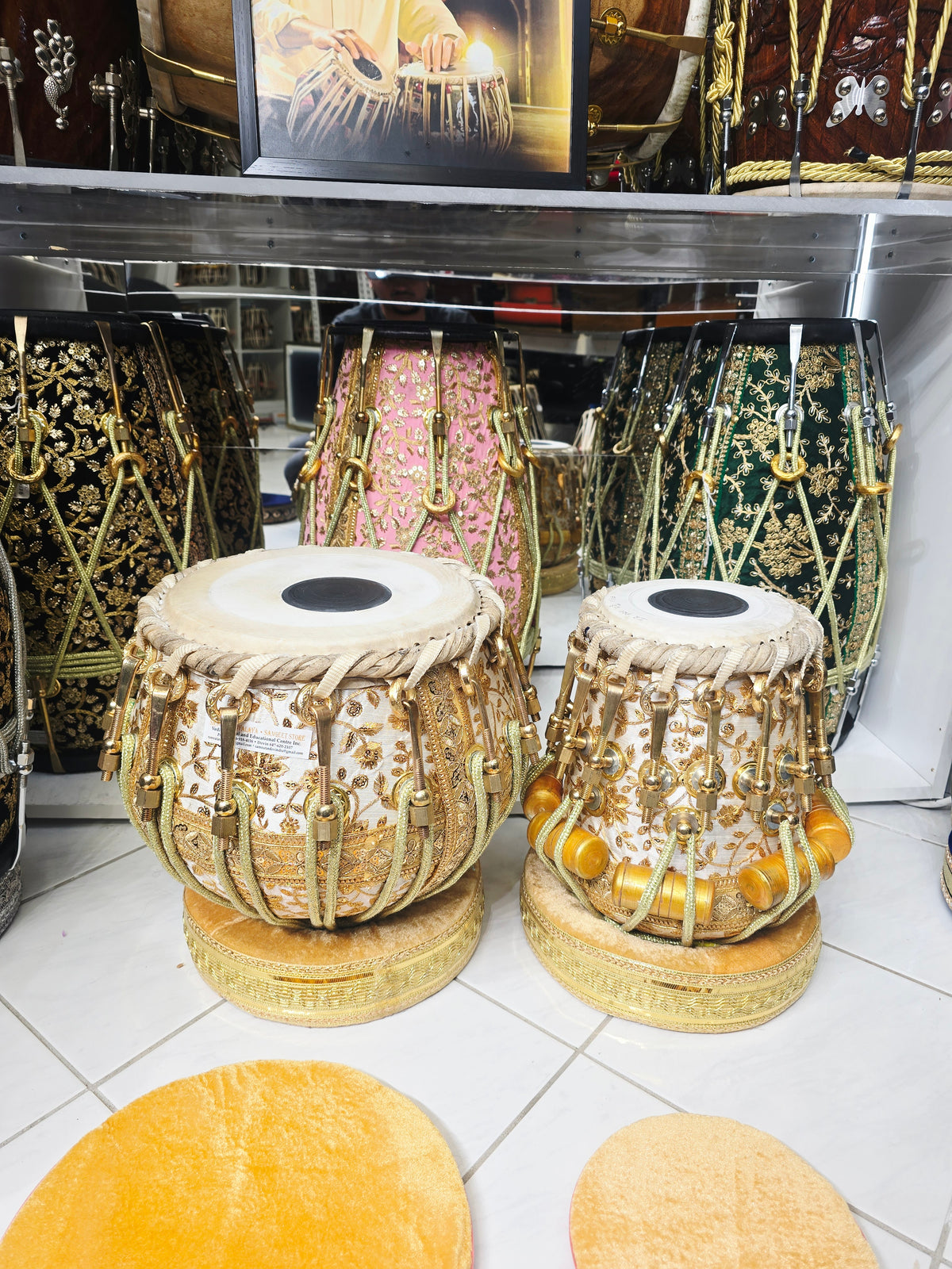 Custom White & Gold Sherwani Wrapped Bolted Dayans Package for Amarnath: 10% Deposit Link
