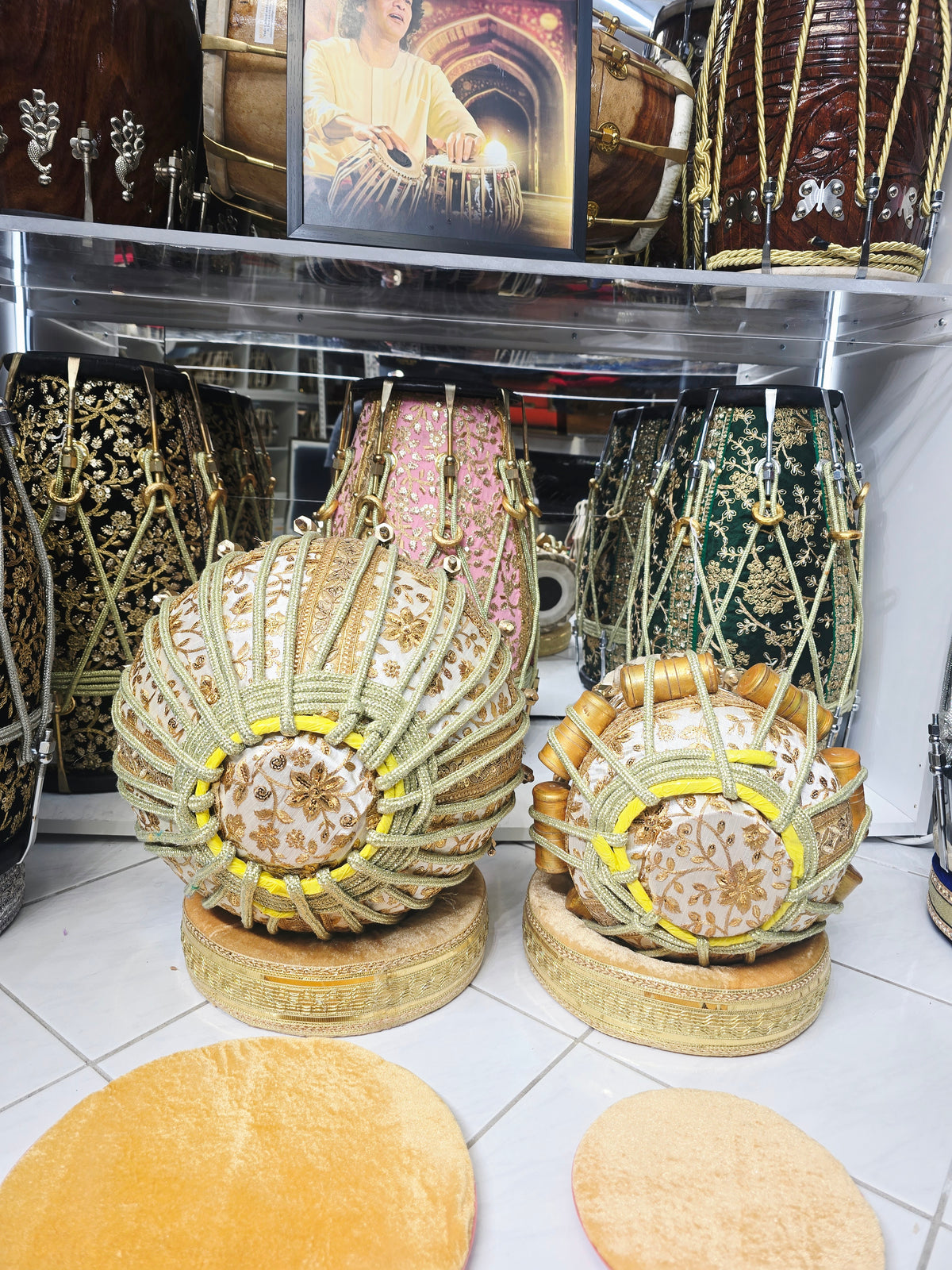 Custom White & Gold Sherwani Wrapped Bolted Dayans Package for Amarnath: 10% Deposit Link