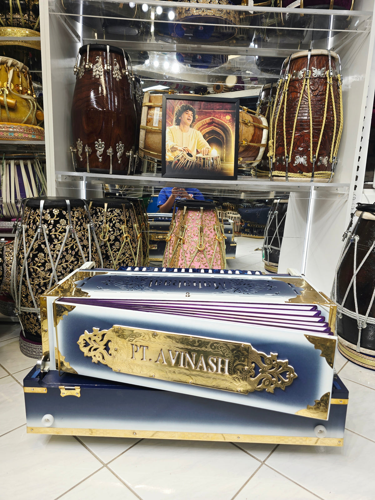 Pt. Avinash's Custom Harmonium Build