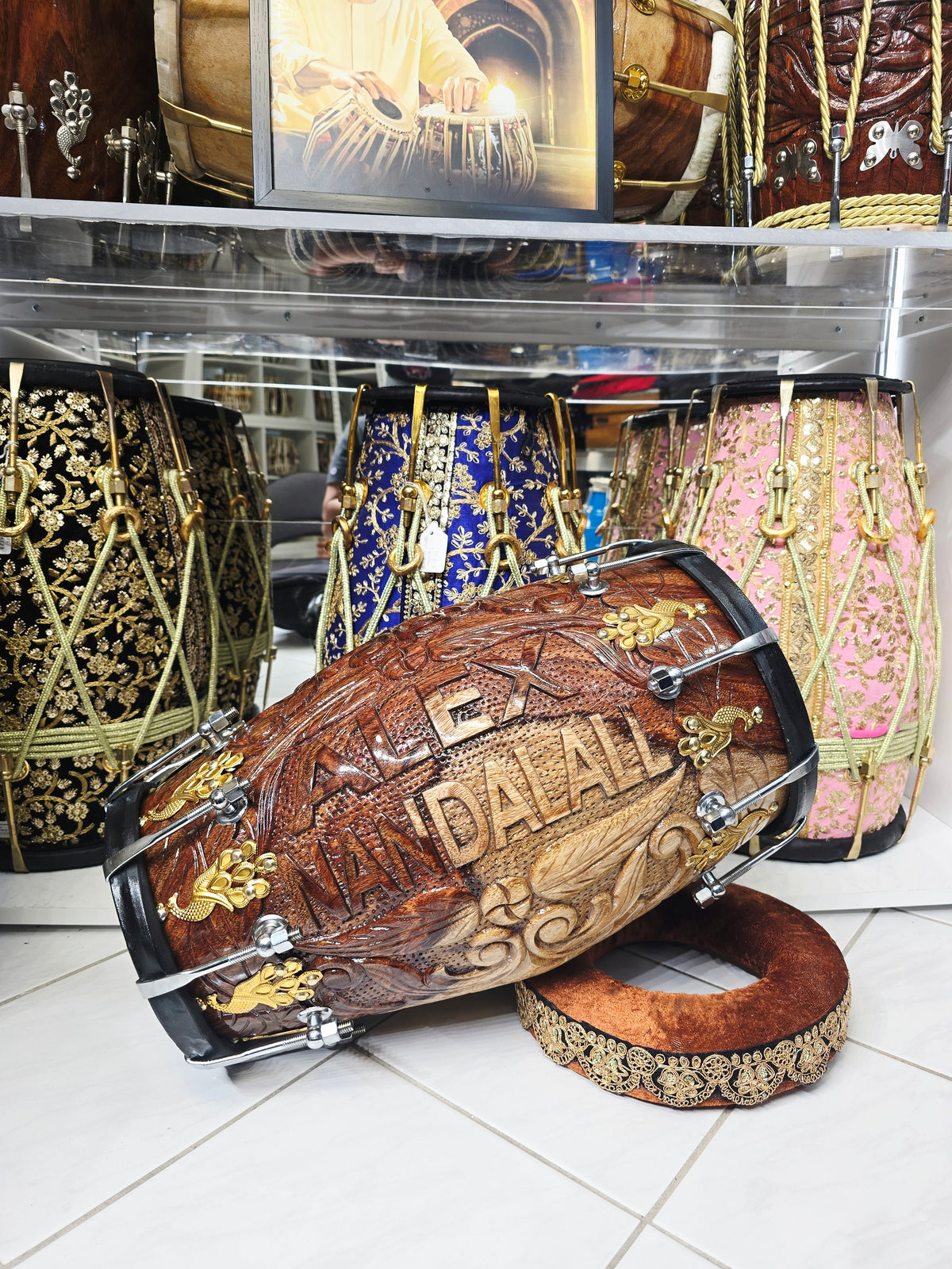 Maharaja Legacy Custom Chetram Dholak – Crafted for Alex Nandalall *Exceptional Tone