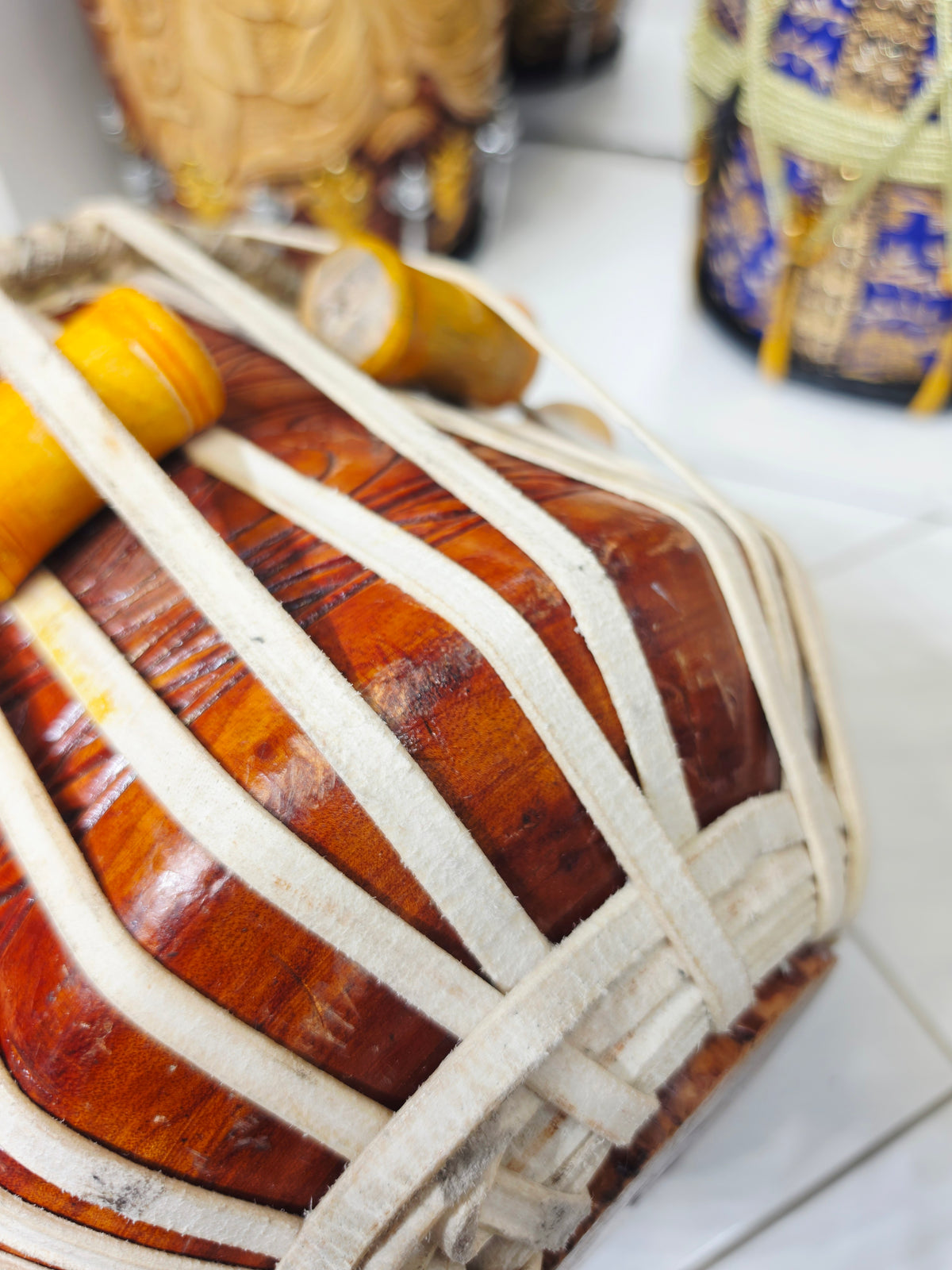 Midnight Ember – Hand-Engraved Mango Wood Jori Dayan (7.25" Low D#) *Very Minor Cosmetic Marks