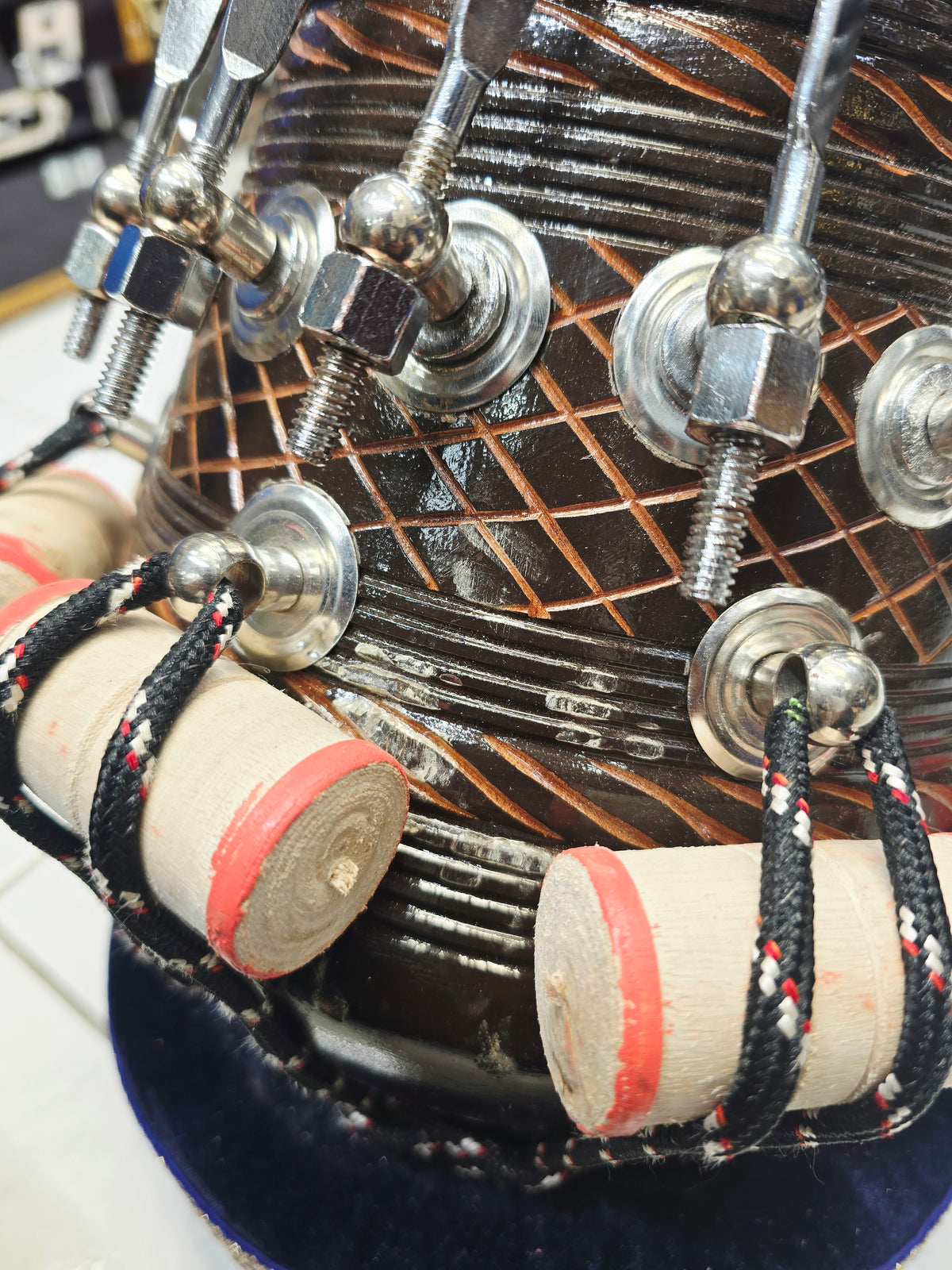 Fireborn ⅝ Mahogany Bolted C# Tabla Dayan *Very Minor Cosmestic Blemishes