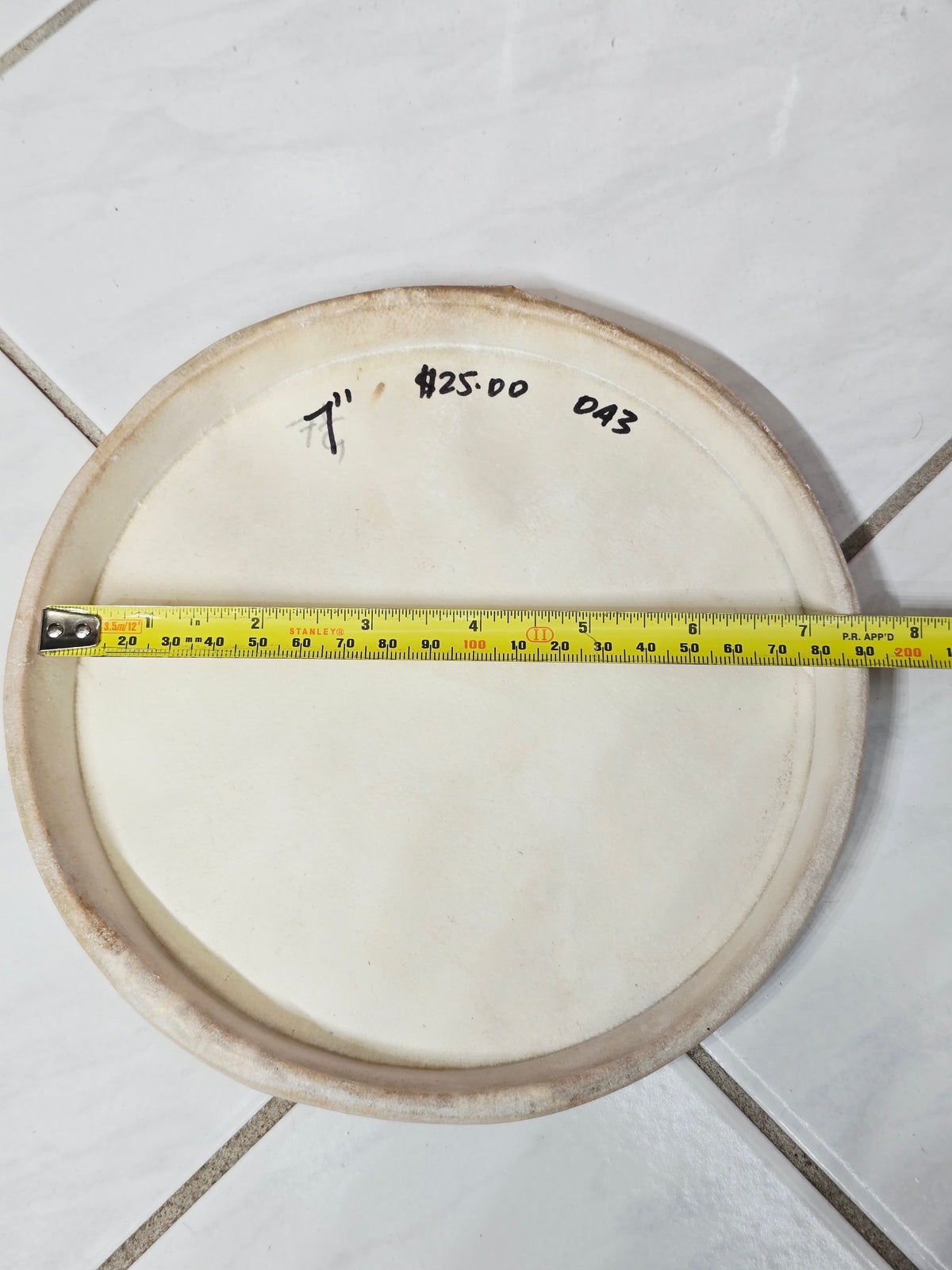 7" Standard Dholak Treble Skin
