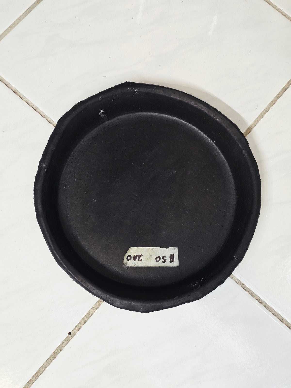 6.75" Concert Quality Black Dholak Treble Skin