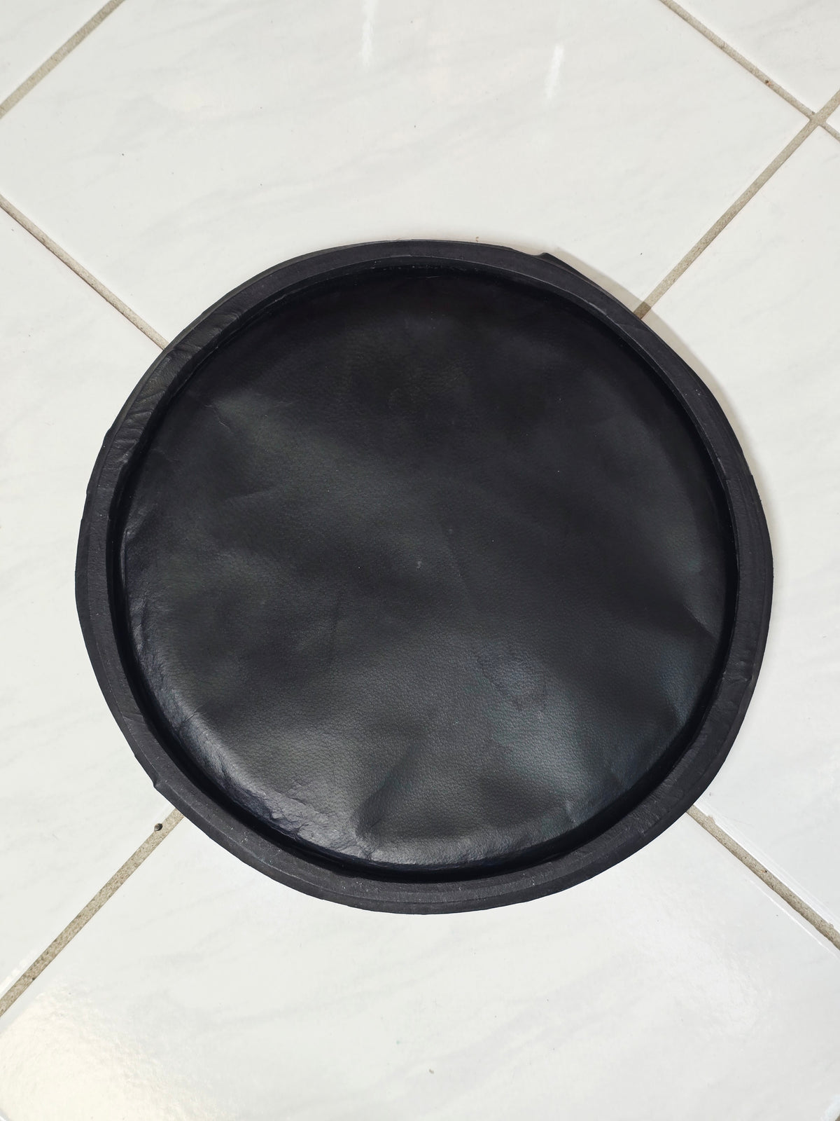 9" Concert Quality Black Dholak Bass Skin (2)