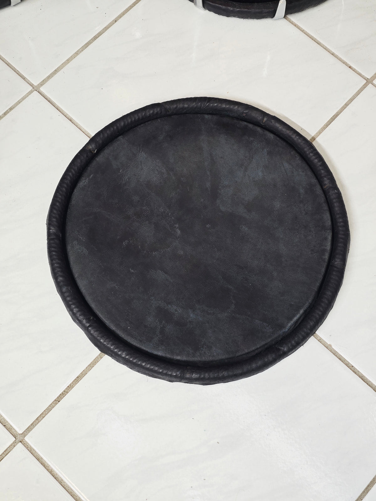 9.75" Concert Quality Black Dholak Bass Skin