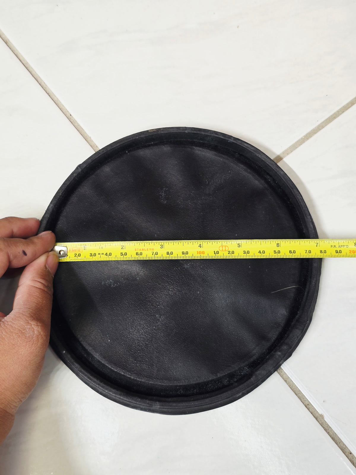 6⅜" Intermediate Quality Black Dholak Treble Skin