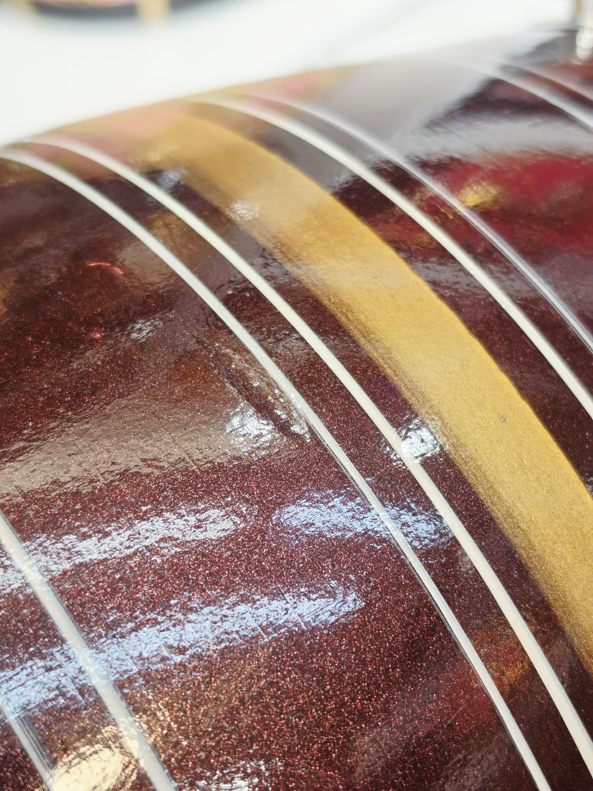 Mahogany Ember Student Dholak *Very Minor Cosmetic Blemishes