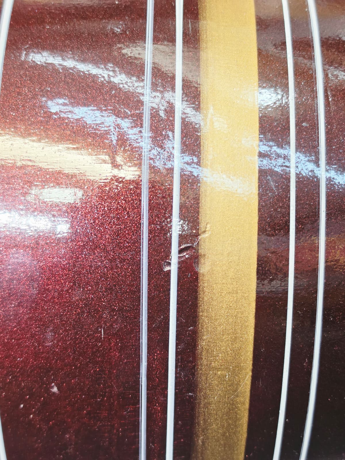 Mahogany Ember Student Dholak *Very Minor Cosmetic Blemishes