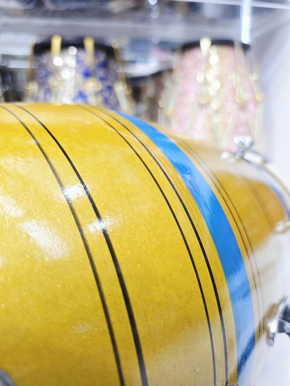 Golden Monsoon Student Dholak – Very Minor Cosmetic Blemishes