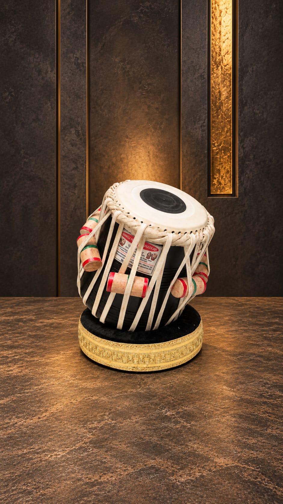 Balance Link for Orion: Manoj 7 1/8" D# Black Sheesham Dayan