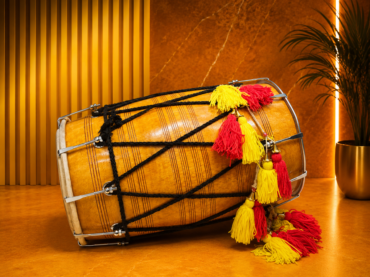 Punjab Virsa Performance Dhol | 21.75" Punjabi Dhol