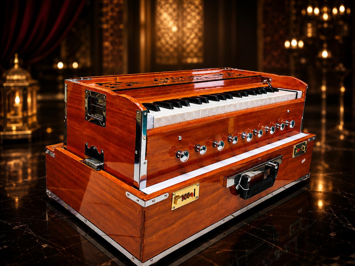 Amrit Yatra – 42 Key Two-Reed Traveller Pro Harmonium with Coupler *Very Minor Cosmetic Blemishes