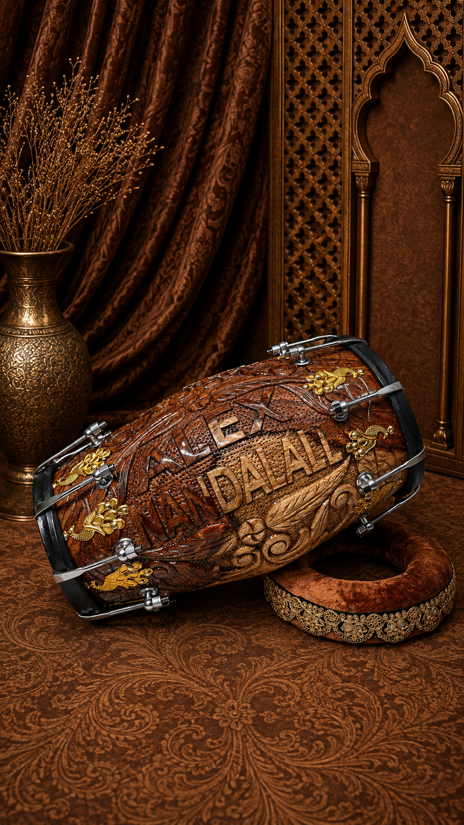 Maharaja Legacy Custom Chetram Dholak – Crafted for Alex Nandalall *Exceptional Tone