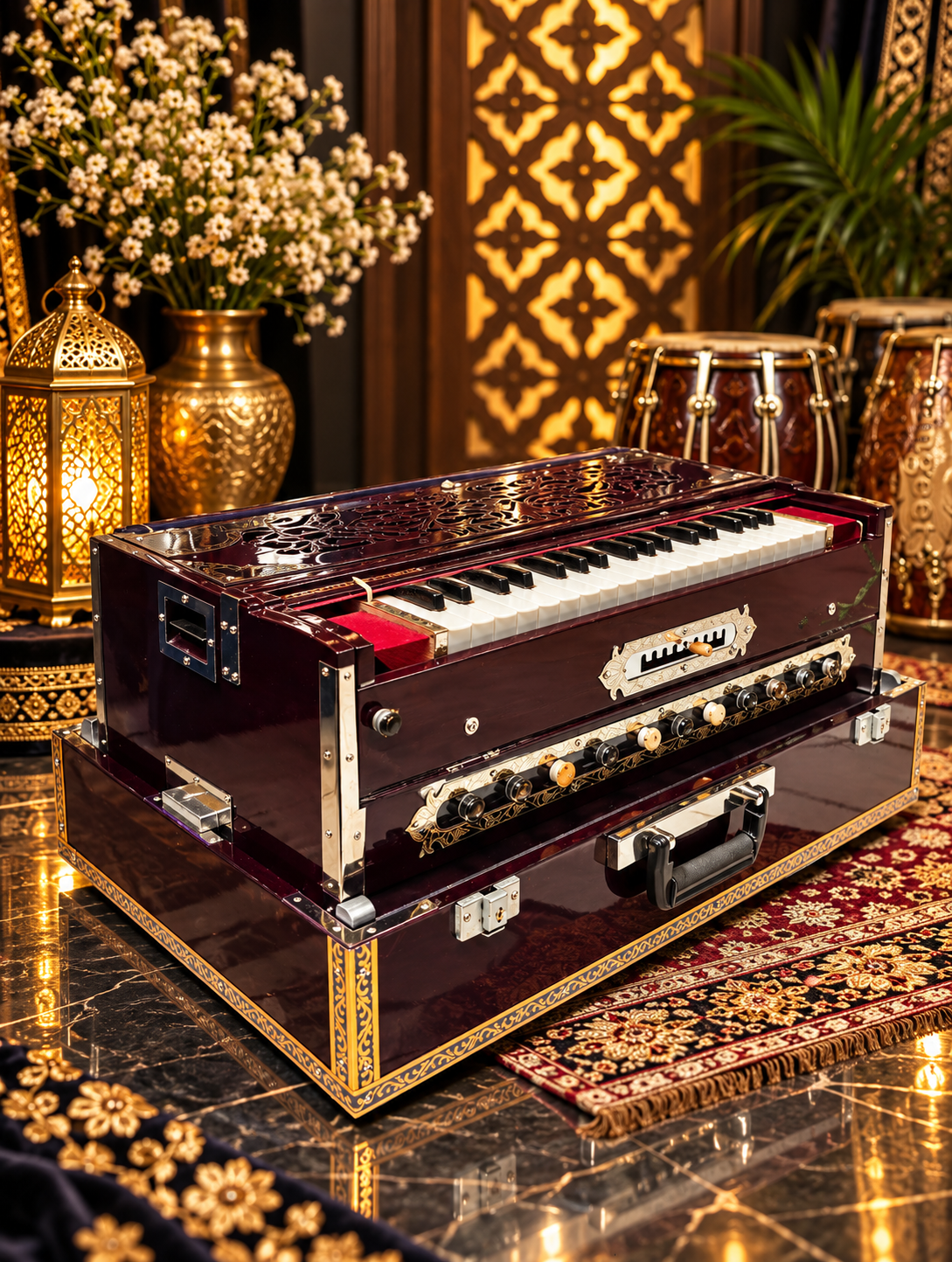 Shahi Sur Mahal – Authentic Paul & Co. 9-Scale Changer Harmonium *Minor Cosmetic Blemishes