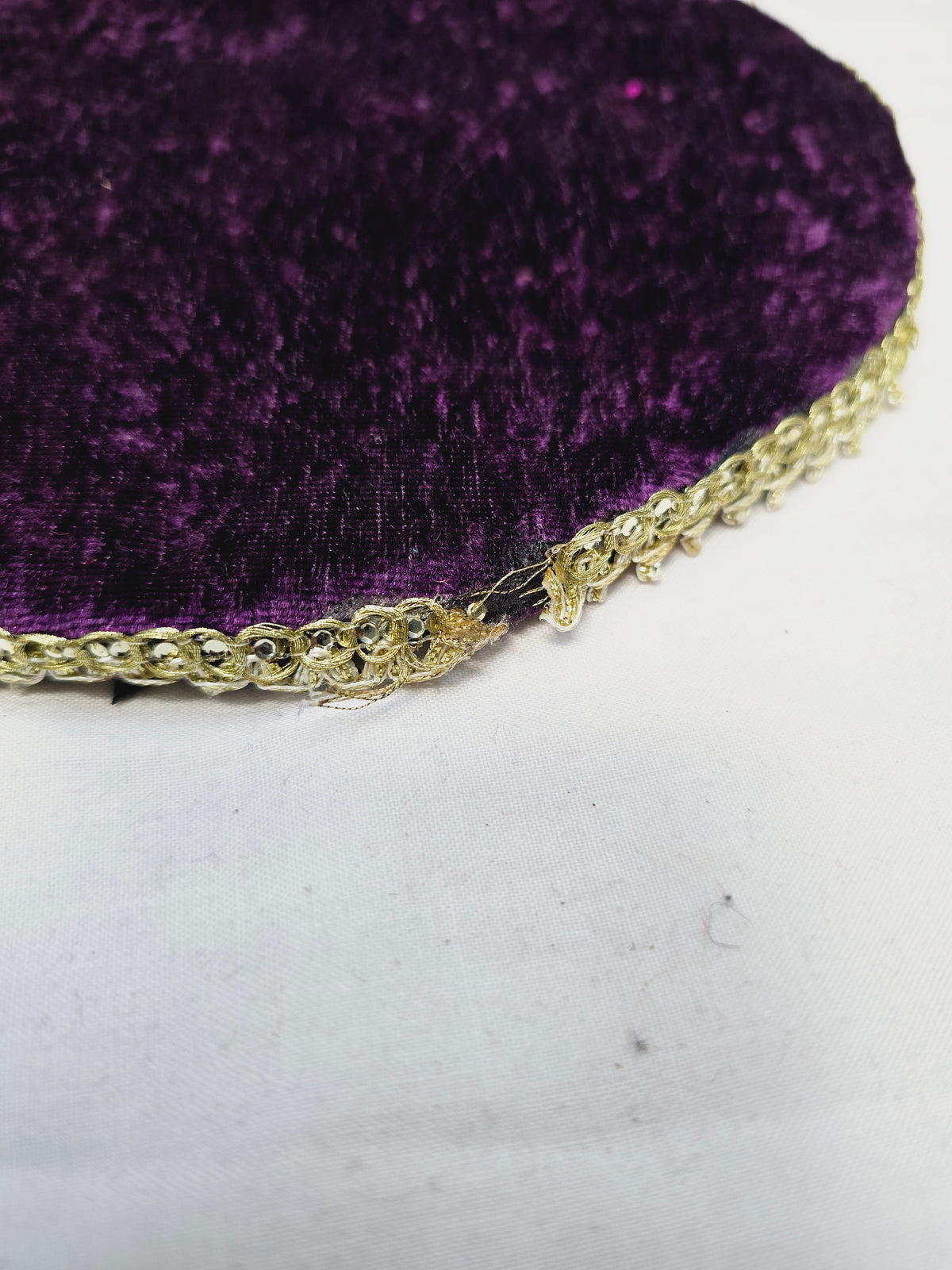 Orchid Bronze Tabla Rings – Purple with Bronze Design *Minor Cosmetic Defects* - Sangeet Store