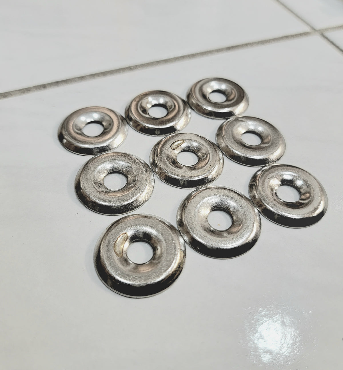 Chrome Dholak Bolts (9-Piece Set) - Sangeet Store