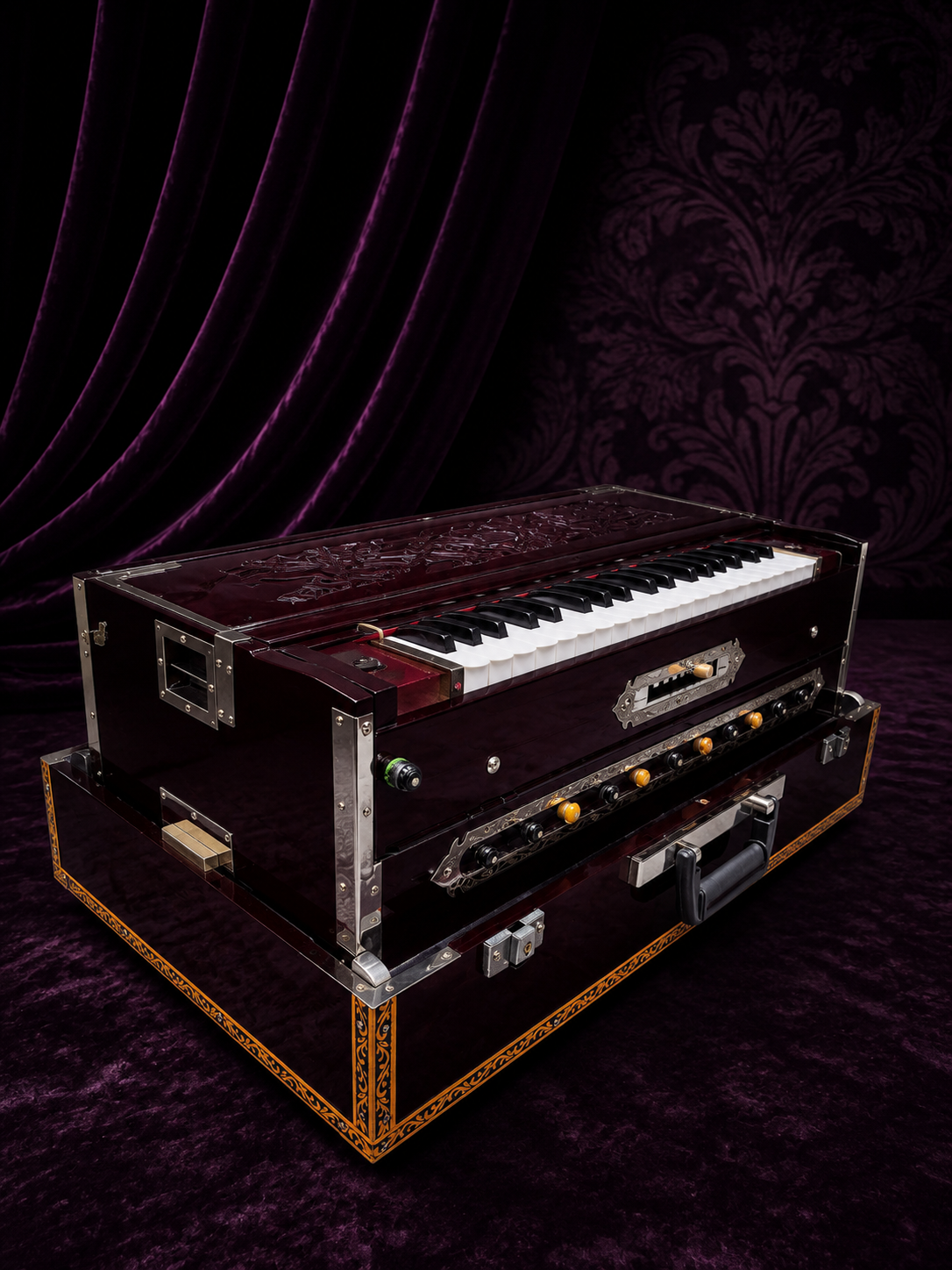 Traditional Scale Changer Harmoniums