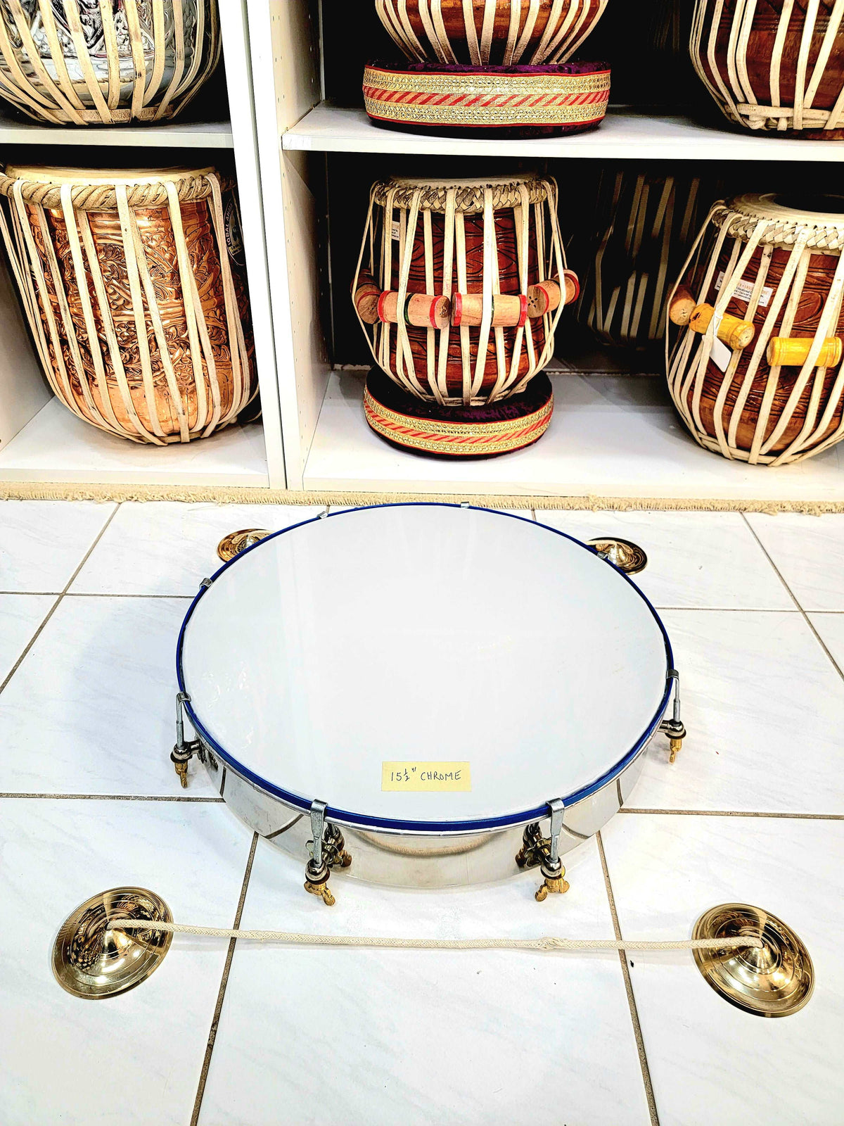 15.5" Tunable Chrome Daffli - Sangeet Store