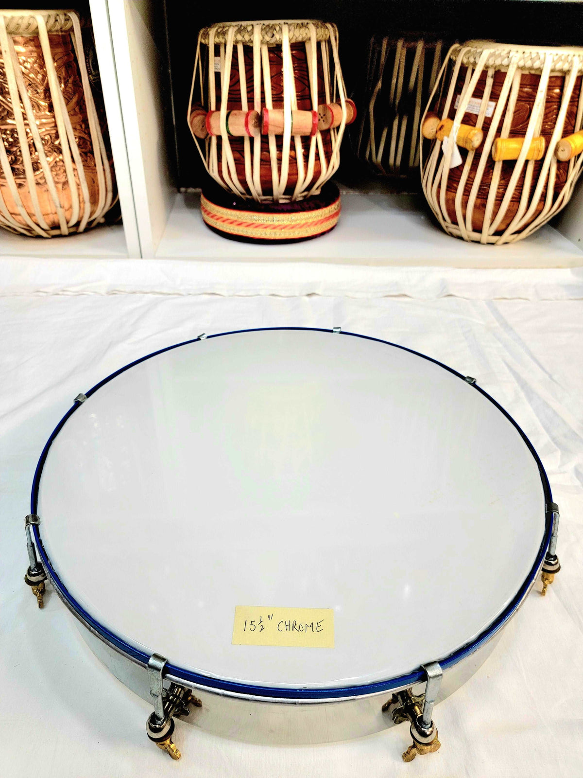 15.5" Tunable Chrome Daffli - Sangeet Store