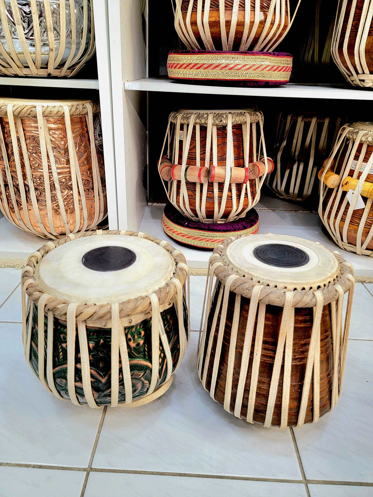 Antique Toddler Tabla Set - Sangeet Store