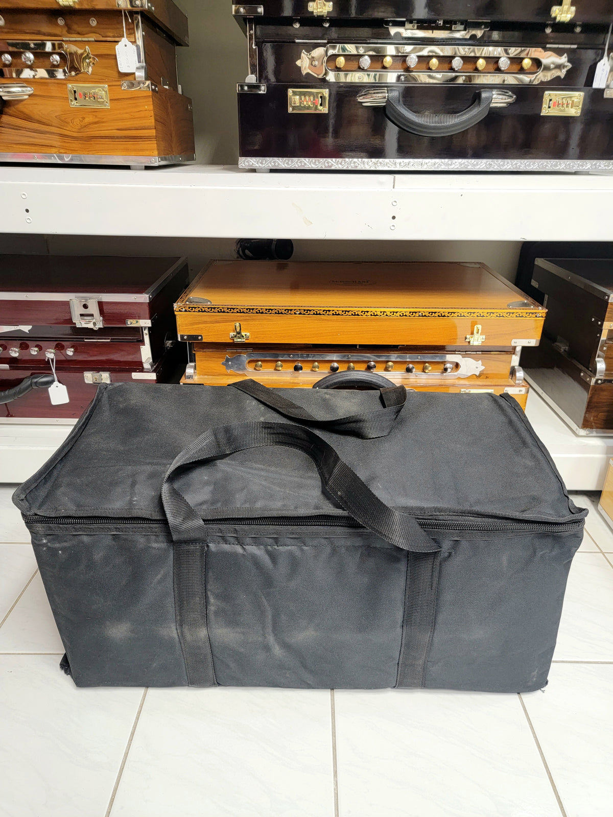 Harmonium + Majheera + Dholak + Dhandtaal (Custom Package for Tristan) - Sangeet Store