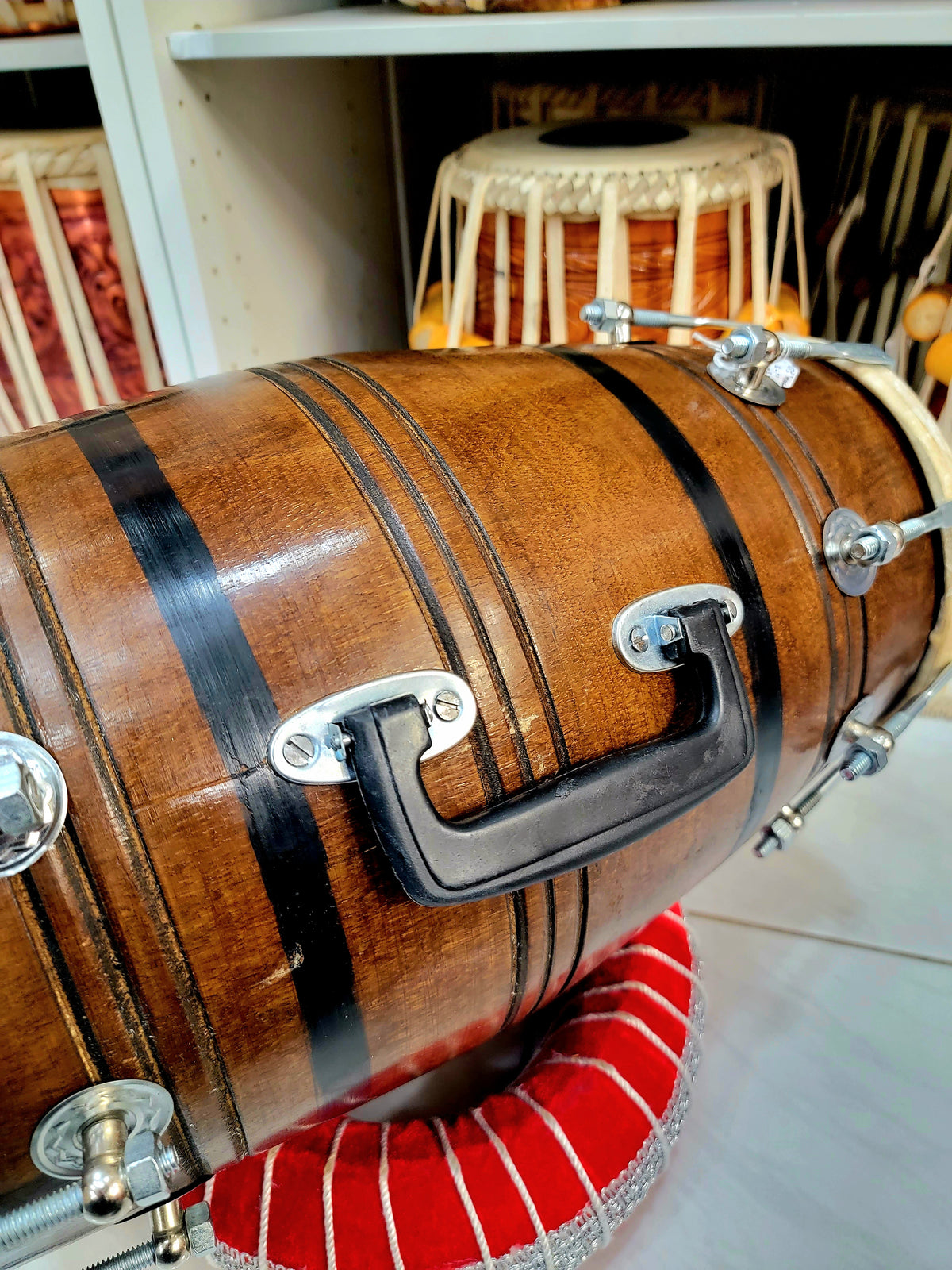 Harmonium + Majheera + Dholak + Dhandtaal (Custom Package for Tristan) - Sangeet Store