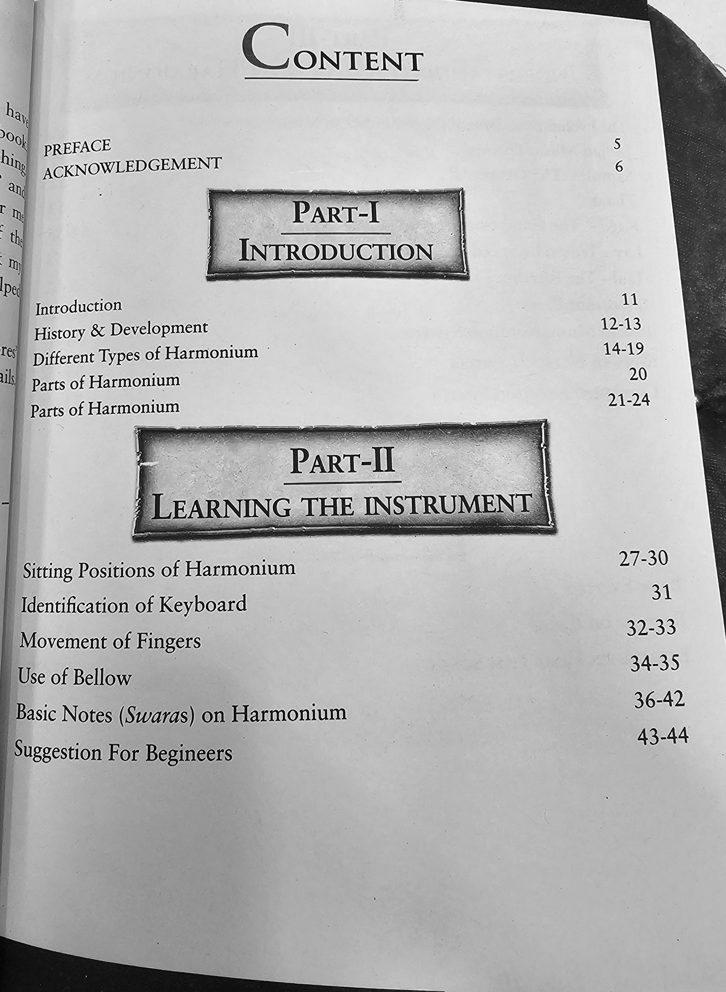 Harmonium Book ("Learn to Play Harmonium" By: Ram Avtar 'Vir')