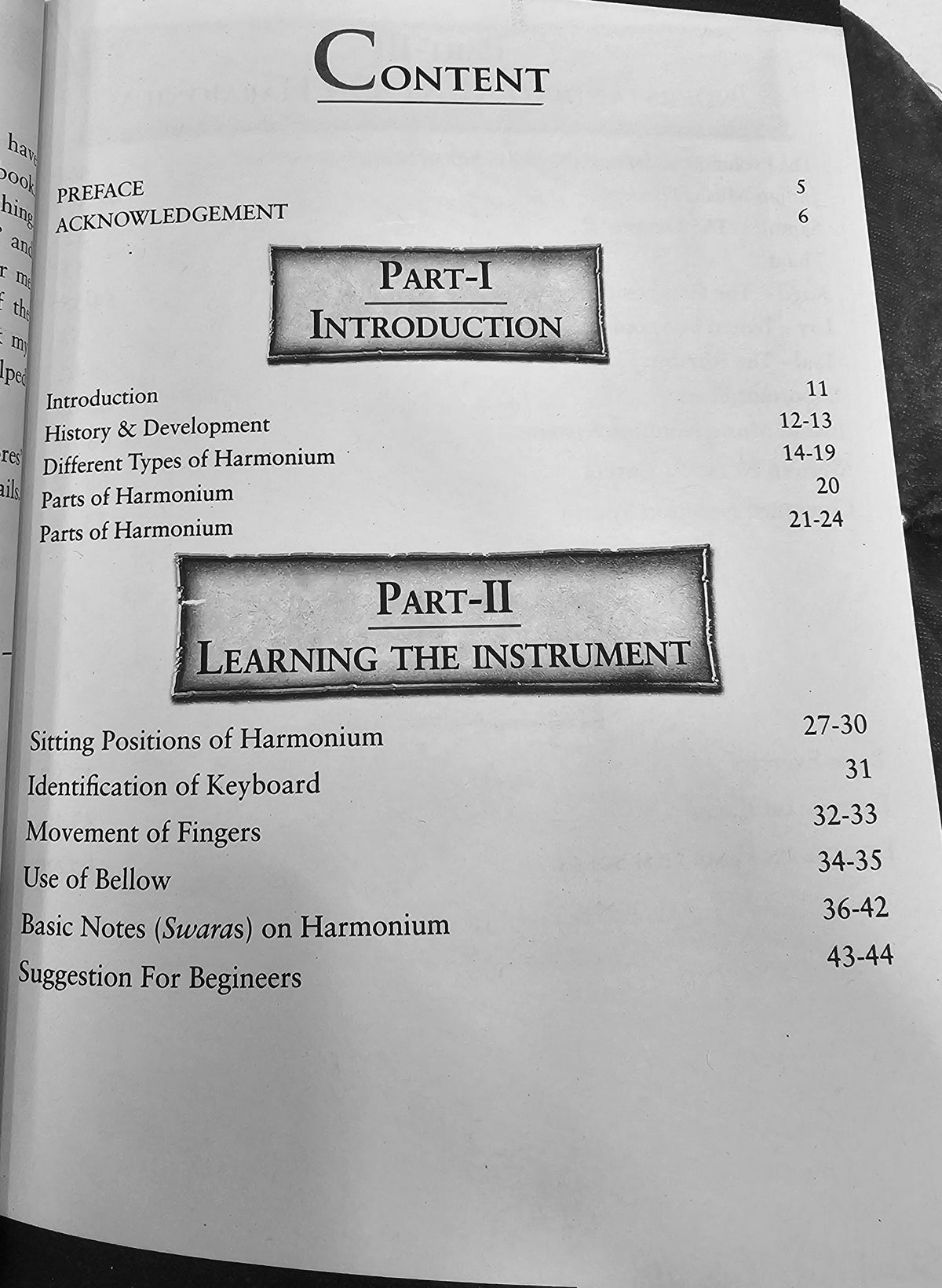 Harmonium Book ("Learn to Play Harmonium" By: Ram Avtar 'Vir') - Sangeet Store